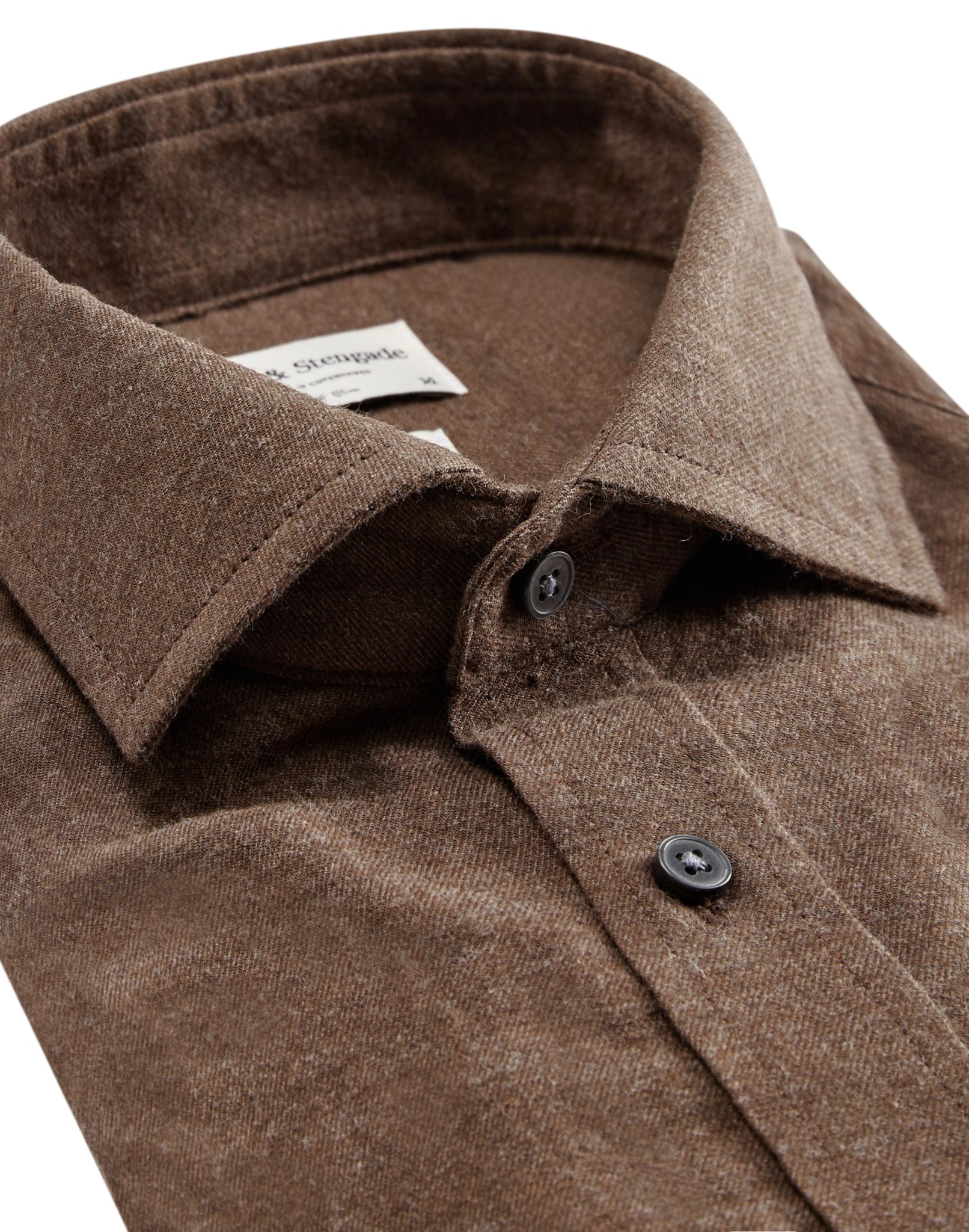 BS Halden casual slim fit skjorta - Brun