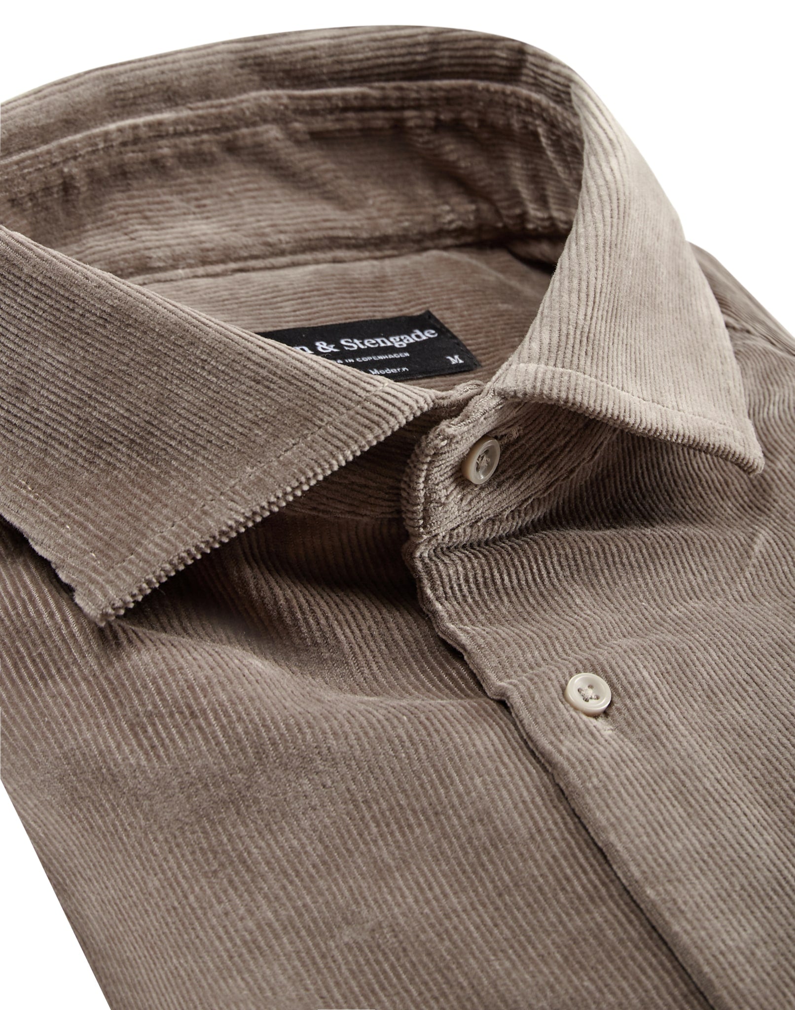 BS Horten casual modern fit Skjorta - Mud