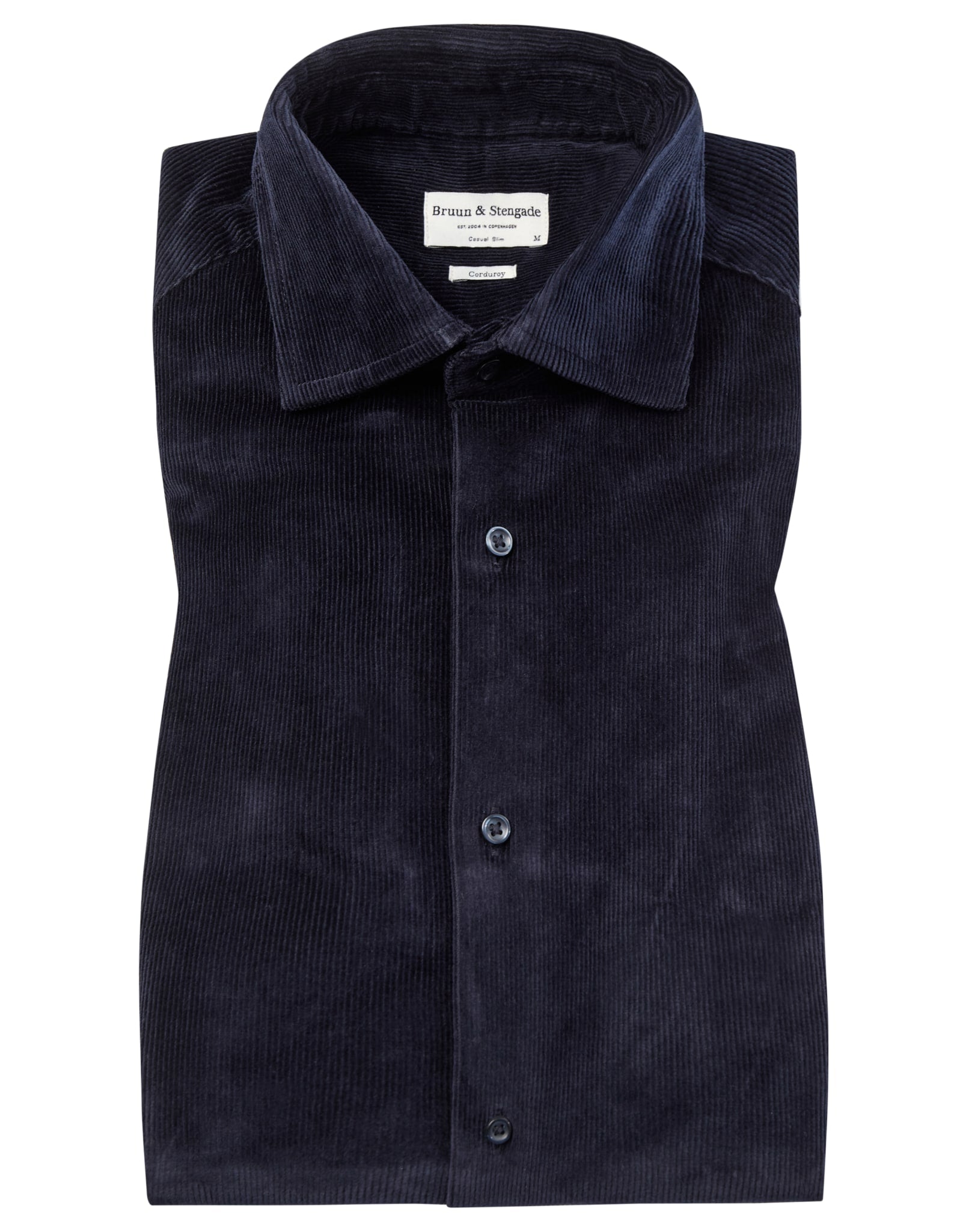 BS Kongsberg casual slim fit Skjorta - Navy