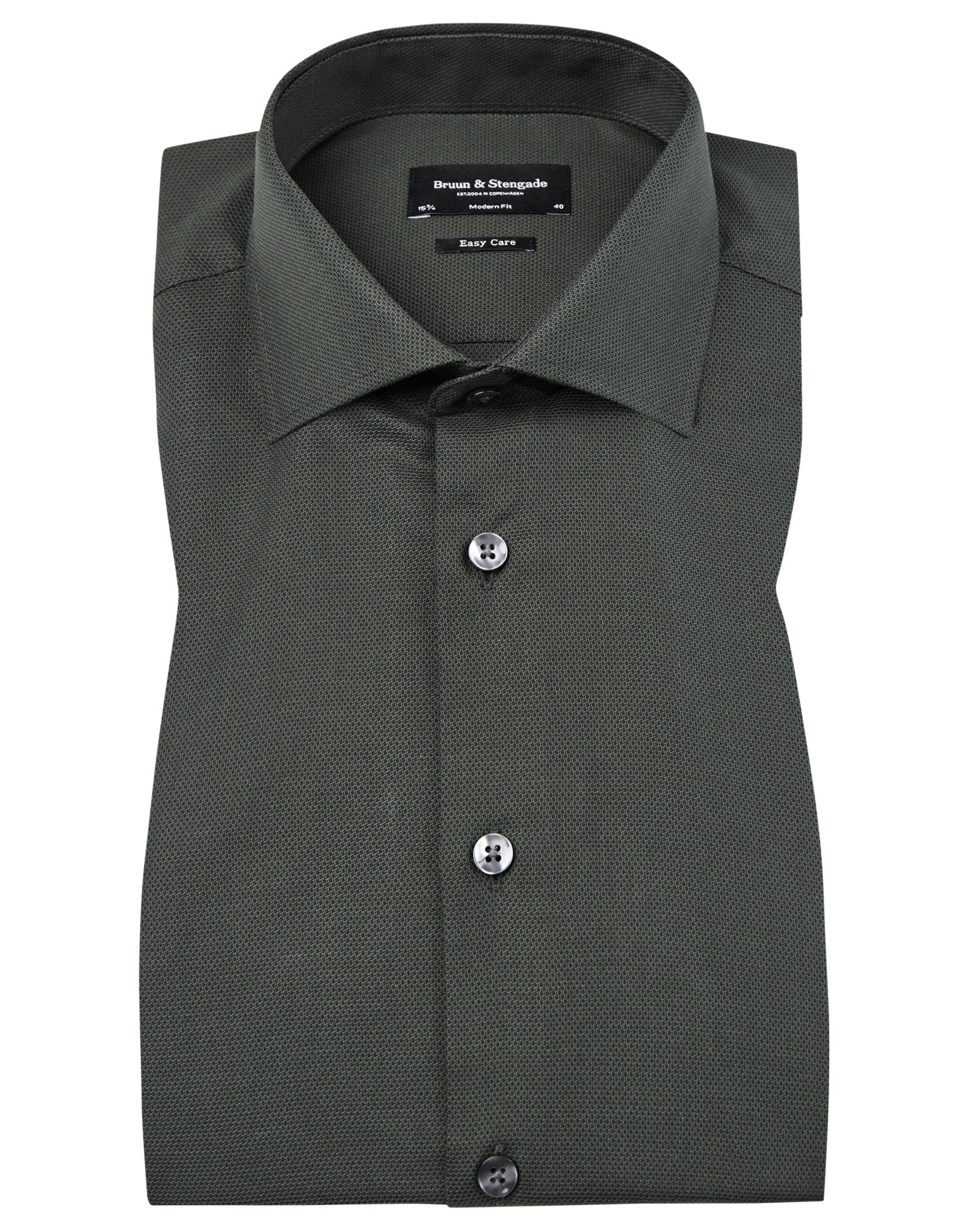 BS Leina modern fit Skjorta - Green
