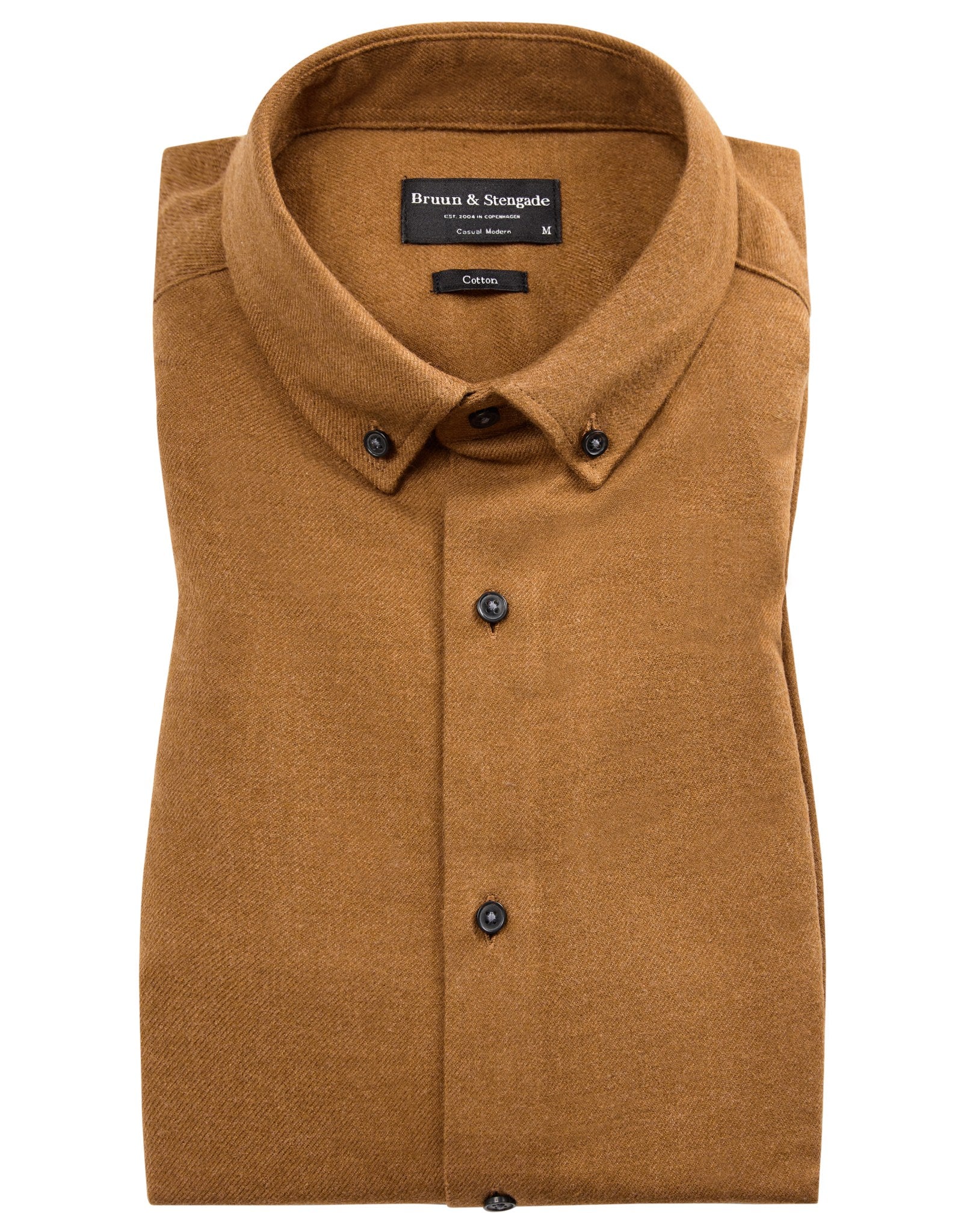 BS Oslo casual modern fit Skjorta - Camel