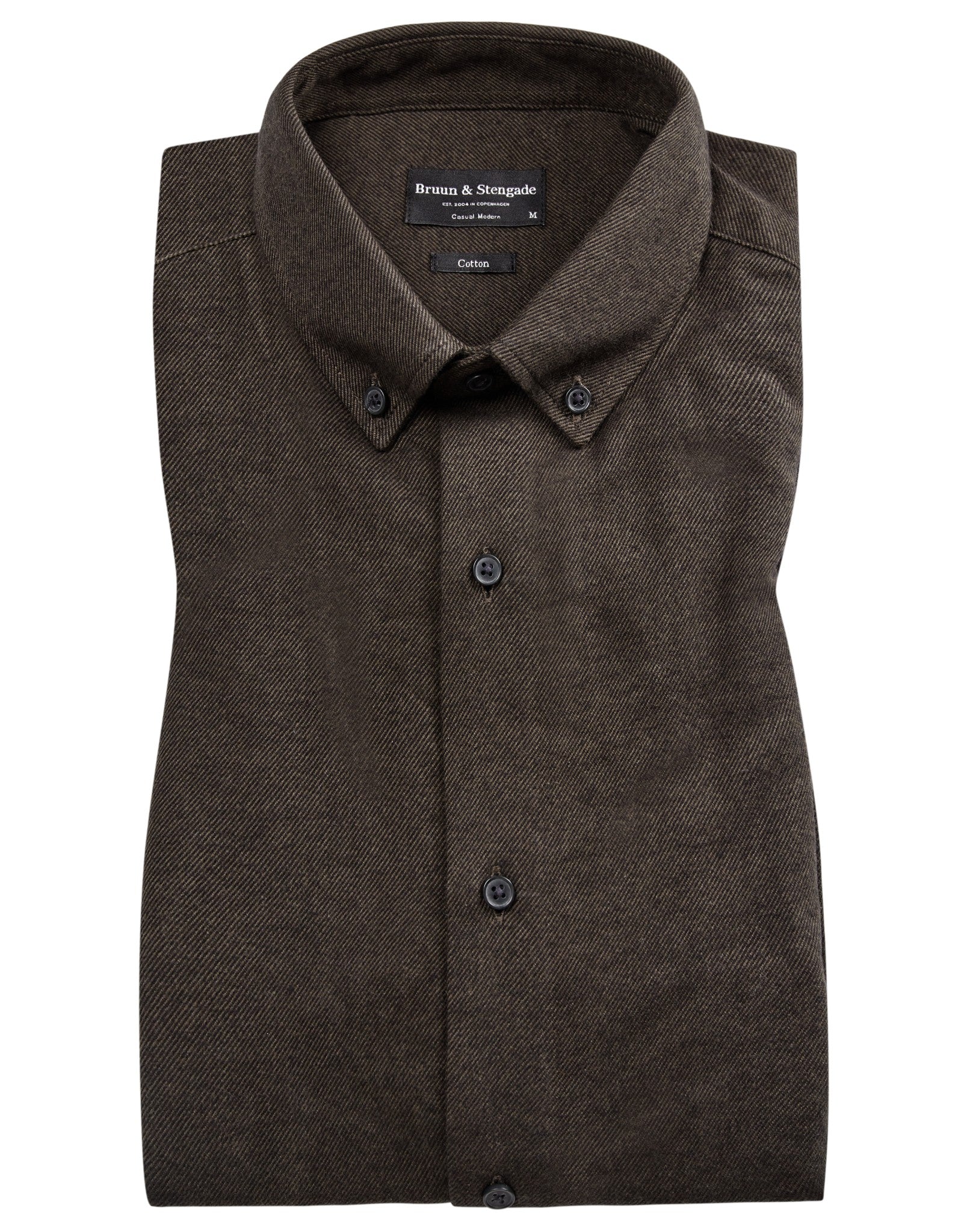 BS Oslo casual modern fit Skjorta - Dark Green