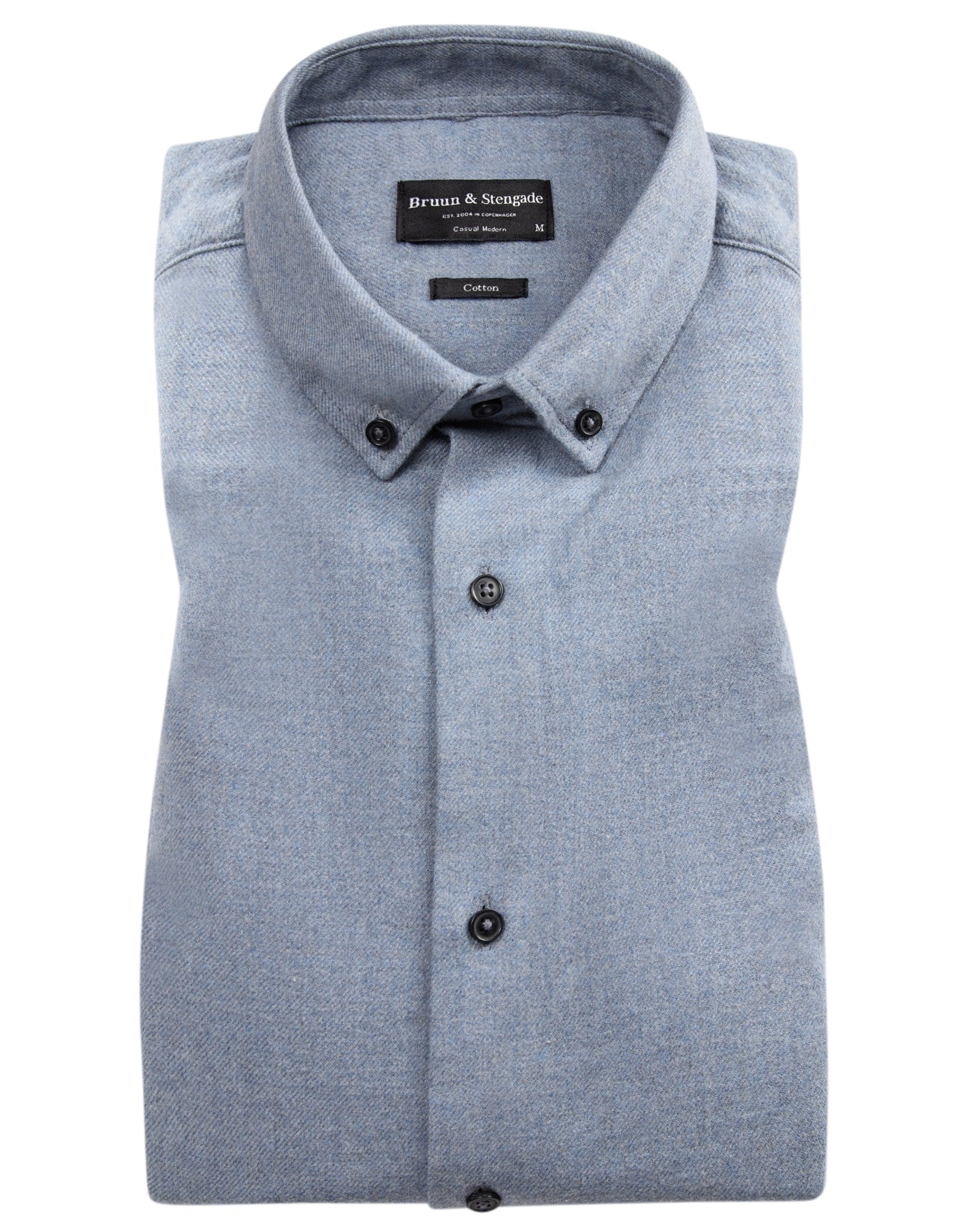 BS Oslo casual modern fit Skjorta - Ljusblå