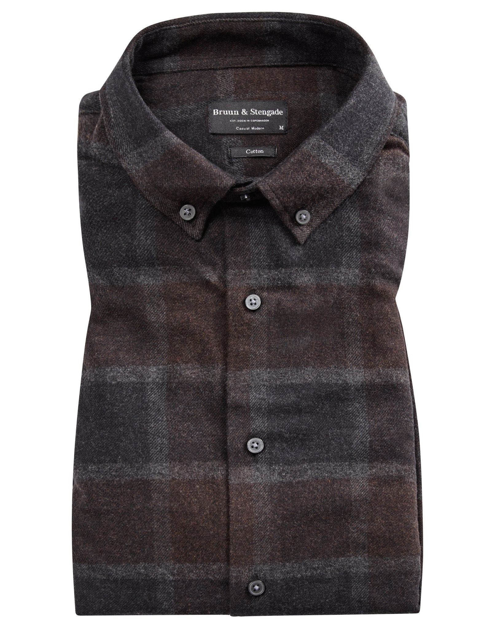 BS Stavanger casual modern fit Skjorta - Charcoal