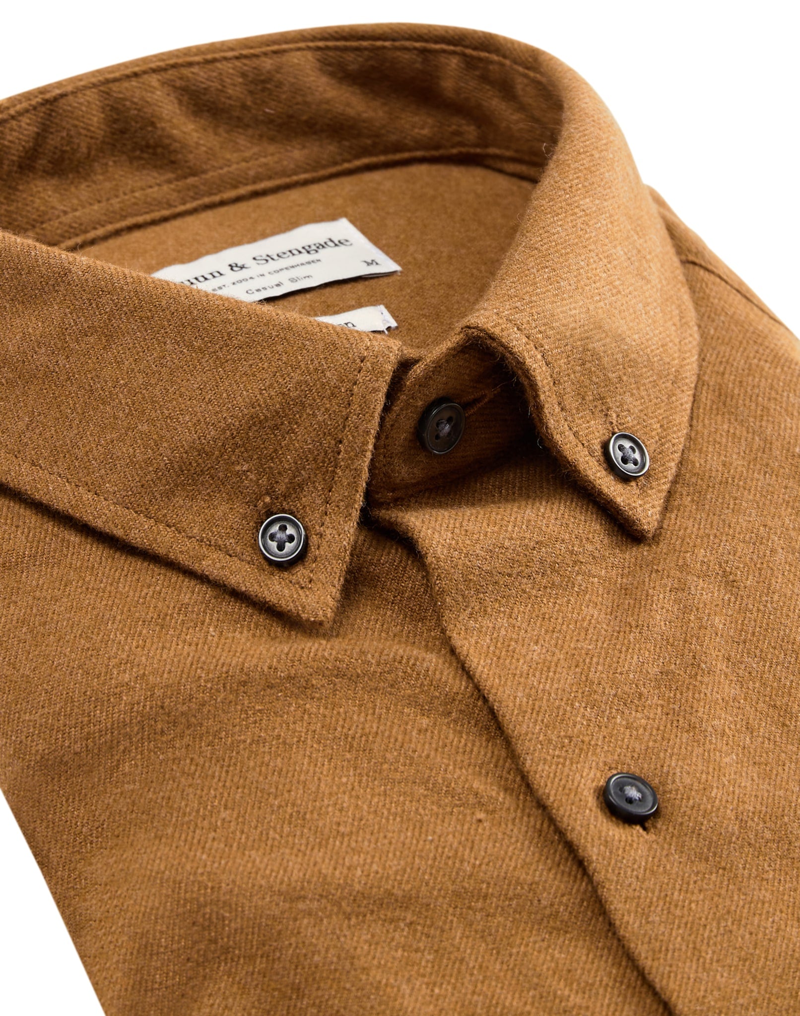 BS Tromsoe casual slim fit Skjorta - Camel