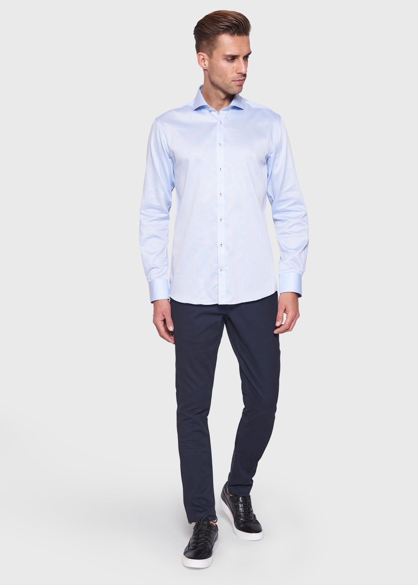 BS Barney Slim Fit Chinos - Marinblå