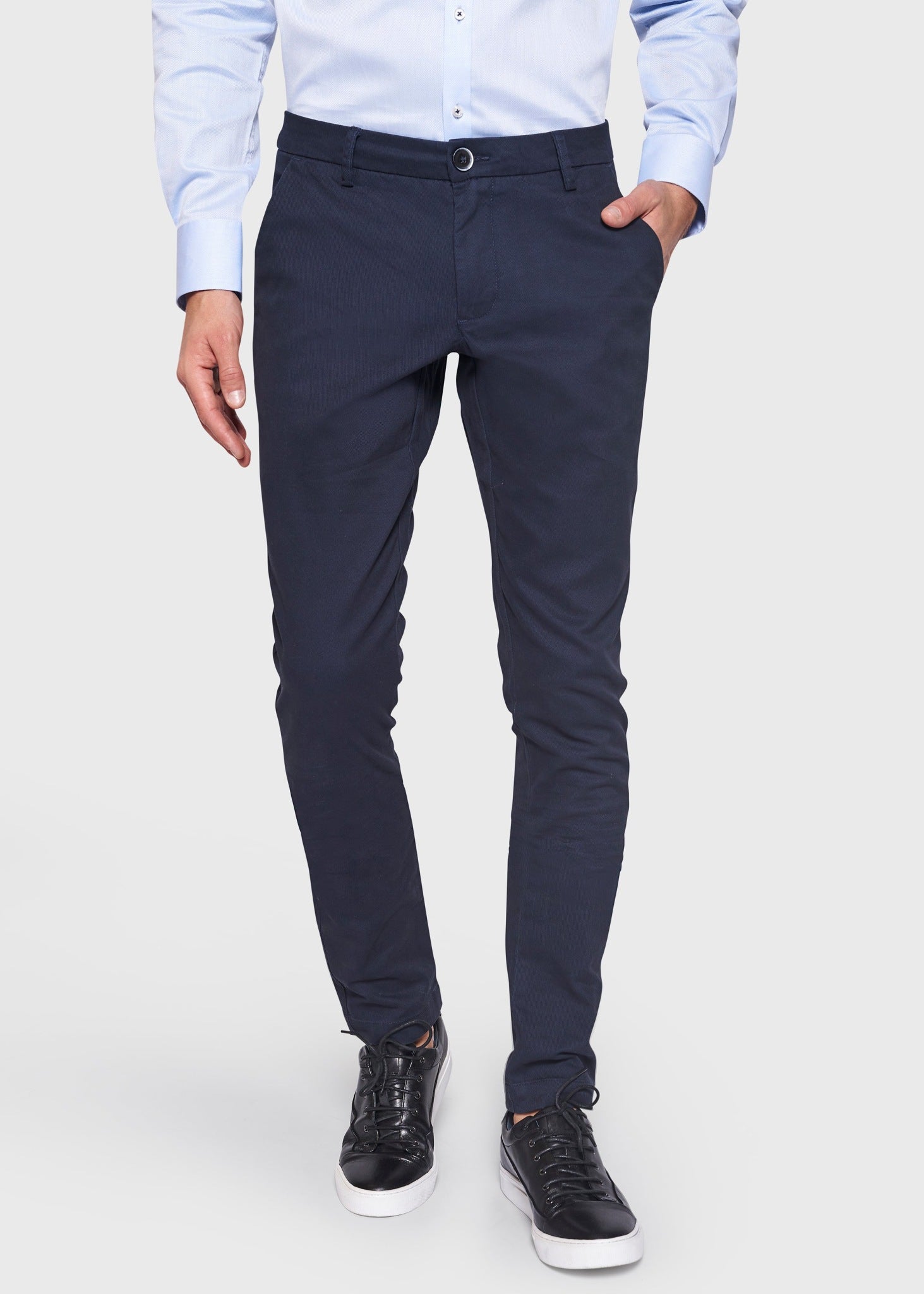 BS Barney Slim Fit Chinos - Marinblå