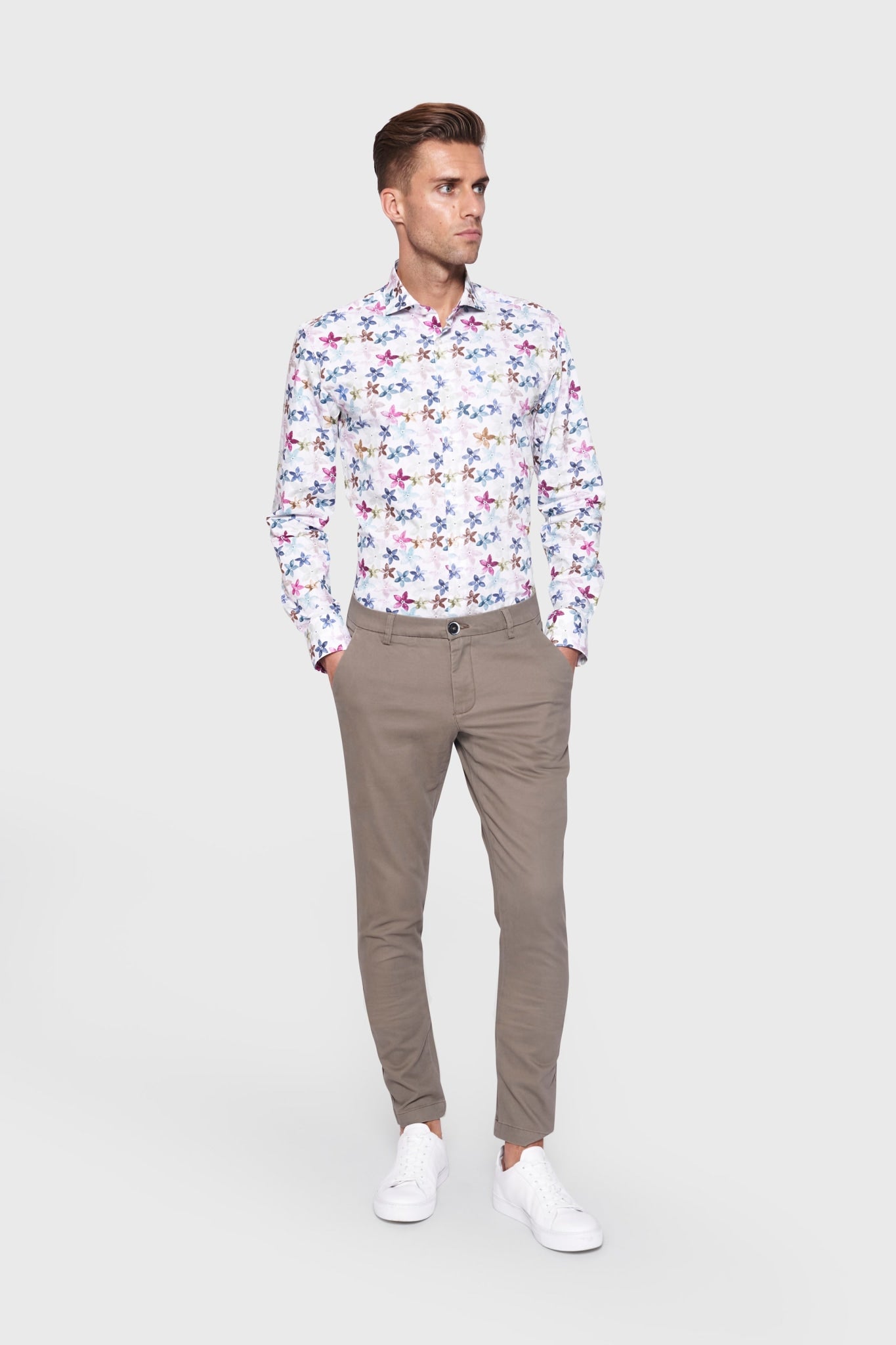 BS Barney Slim Fit Chinos - Sand