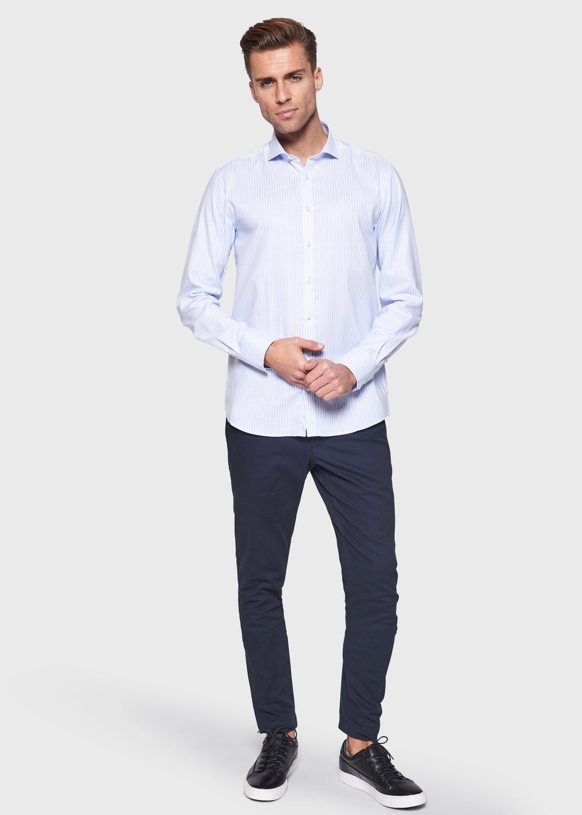 BS Becker Modern Fit Skjorta Ljusblå - Light Blue