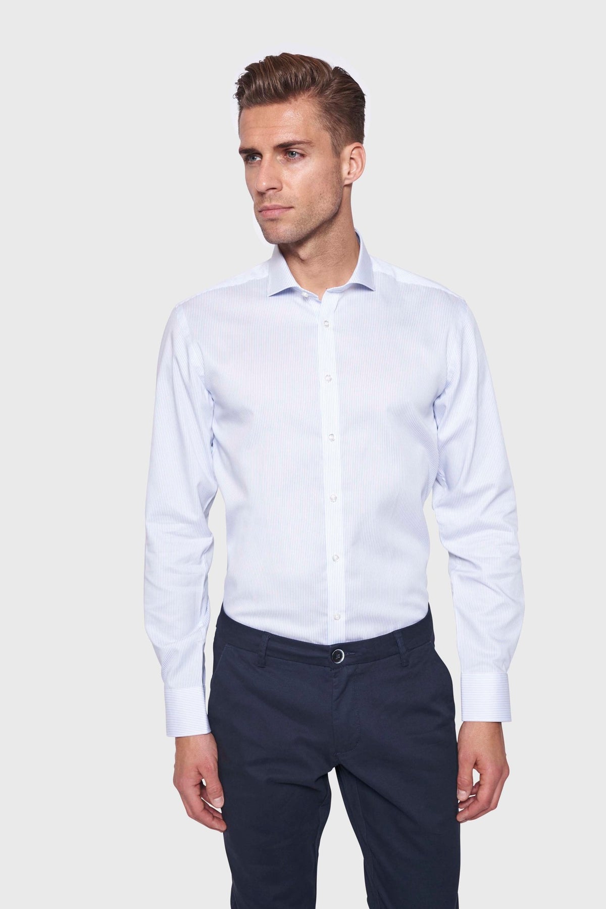 BS Becker Modern Fit Skjorta Ljusblå - Light Blue
