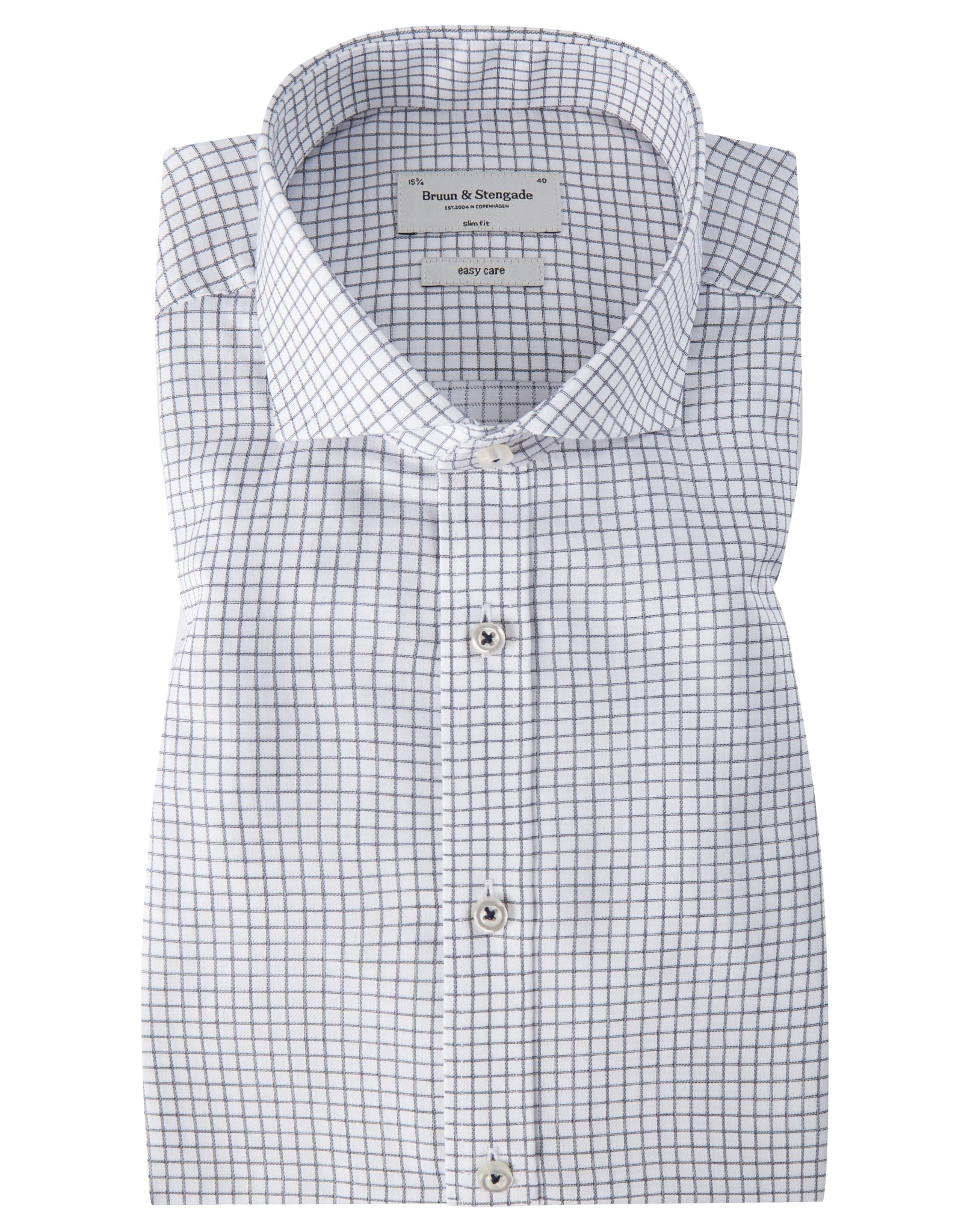 BS Bender Slim Fit Skjorta - White