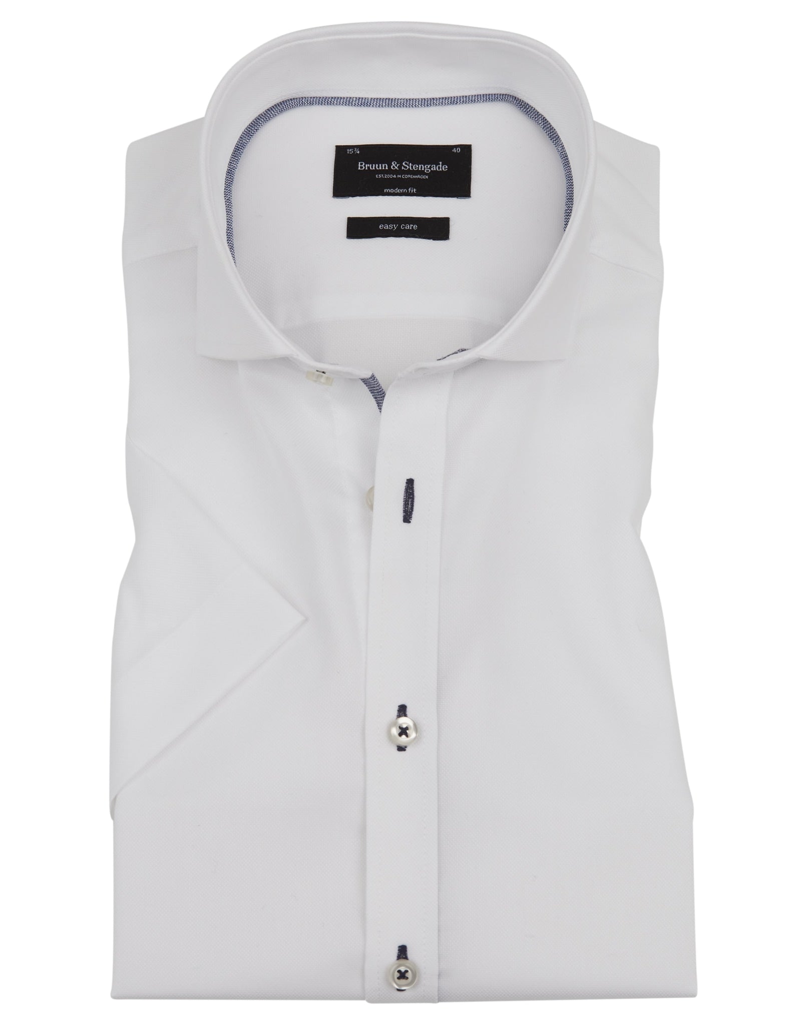 BS Bengala Modern Fit Skjorta - White