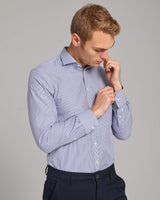 BS Birch Slim Fit Skjorta - Dark Blue