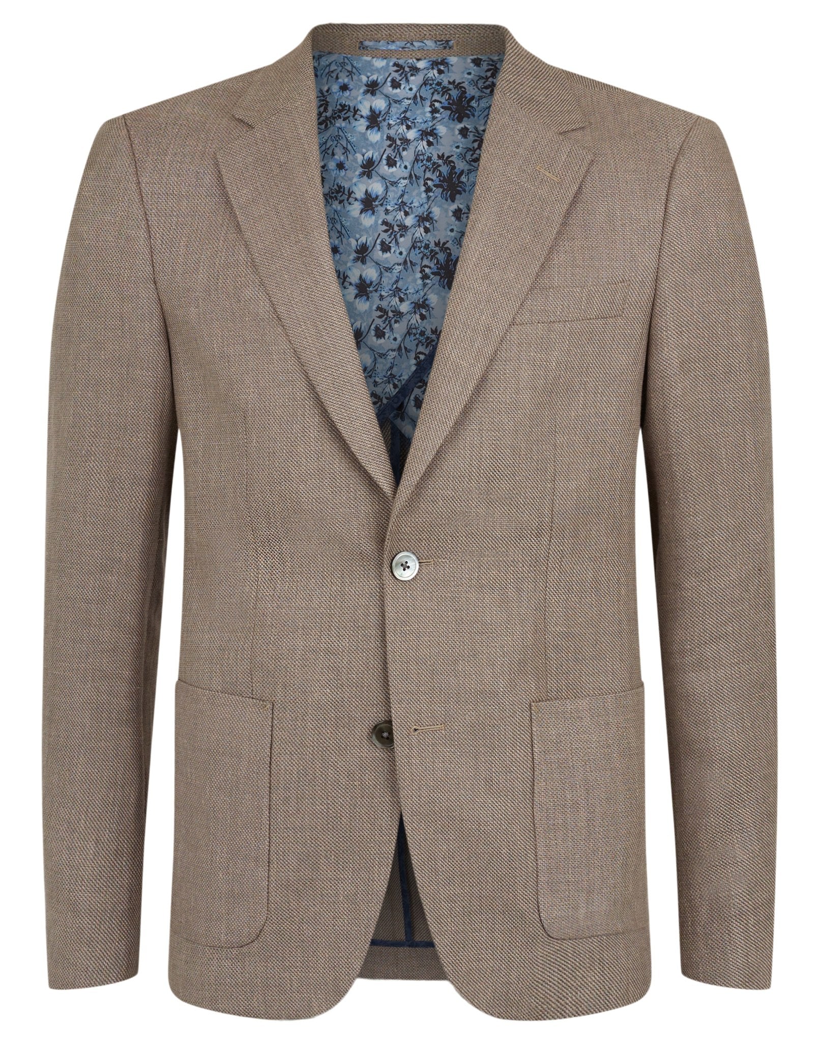 BS Trentino Slim Fit Kostymset - Sand
