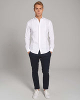 BS Bond Slim Fit Smoking Skjorta Vit - White