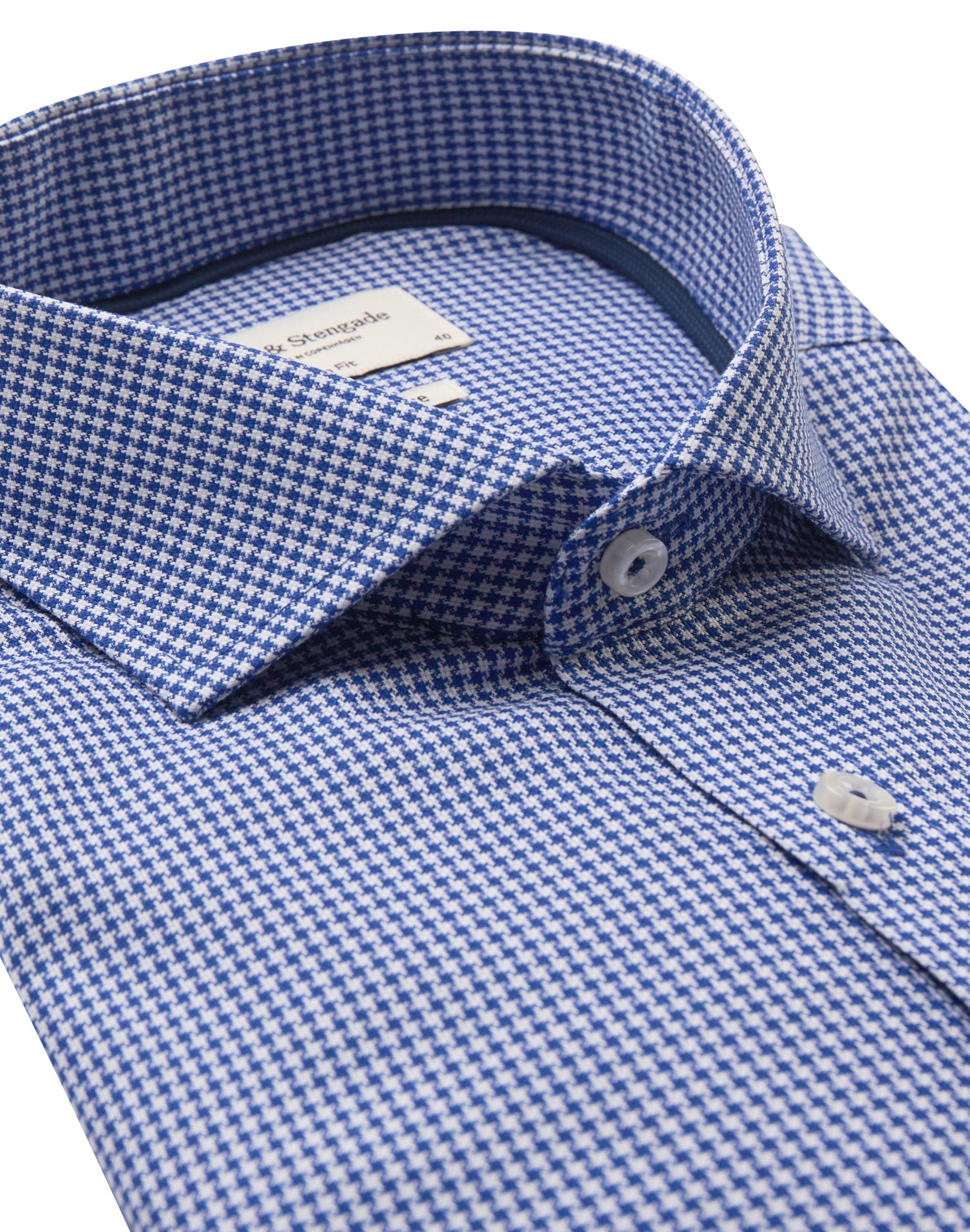 BS Butragueno Slim Fit Skjorta - Dark Blue