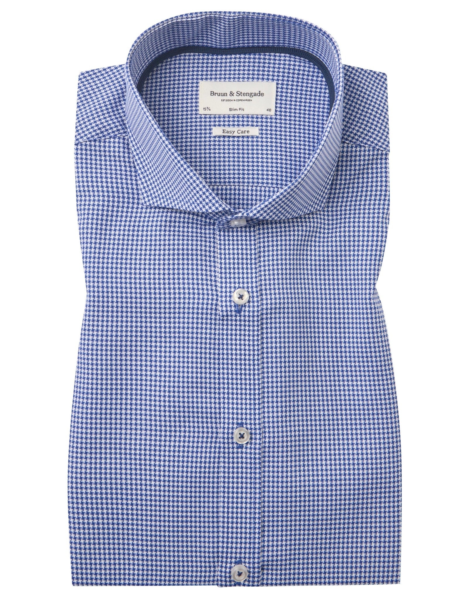BS Butragueno Slim Fit Skjorta - Dark Blue