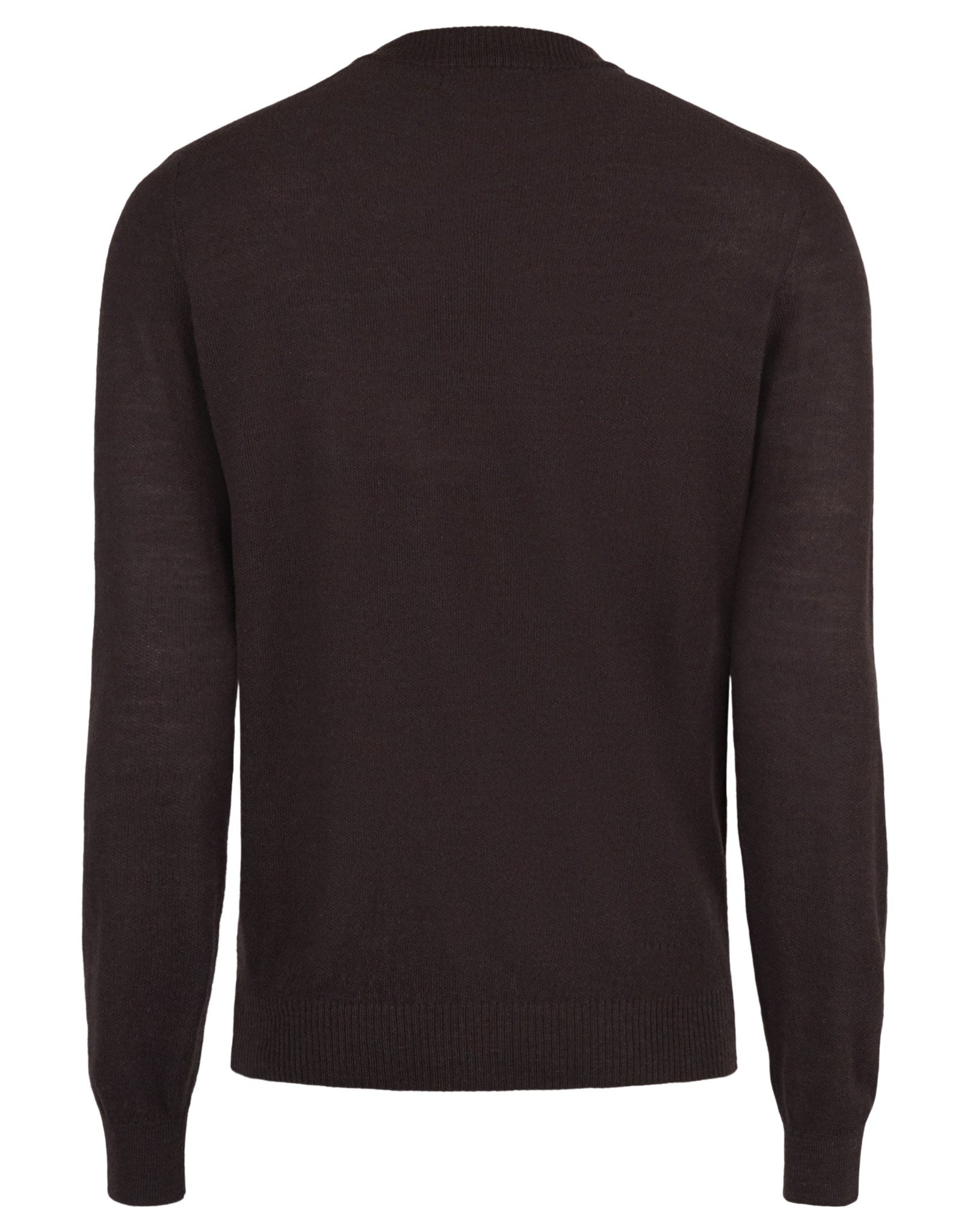 BS Carlos Regular Fit Stickad tröja - Dark Brown