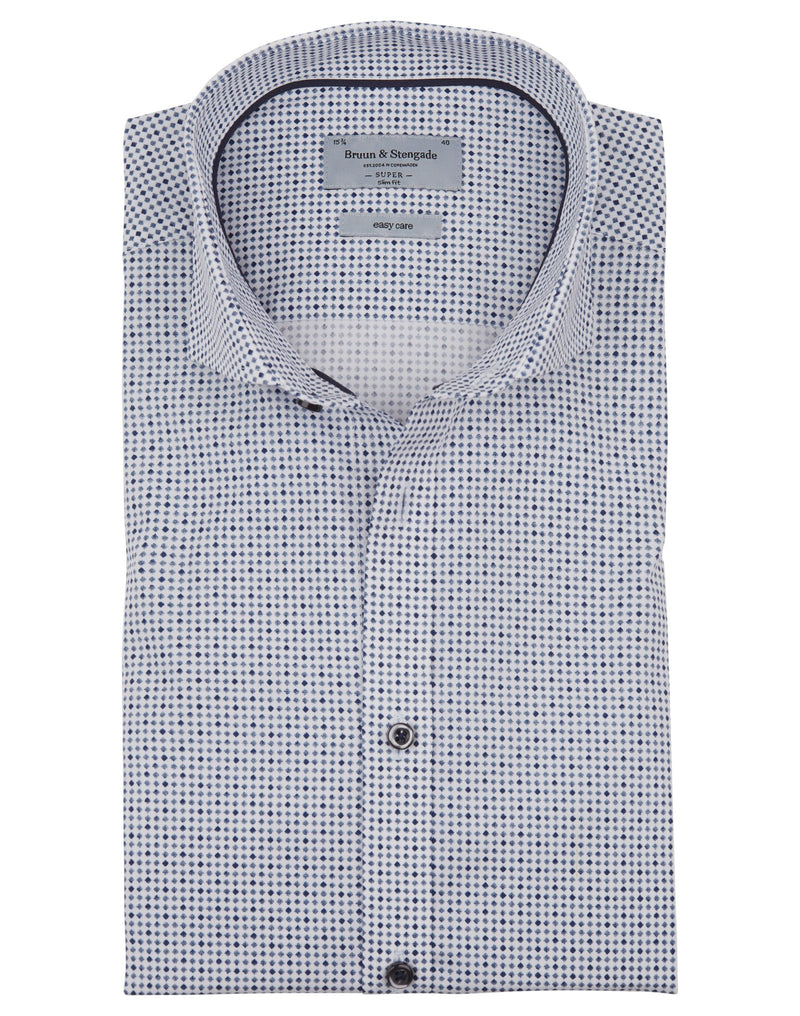 BS Casper Super Slim Fit Skjorta - White