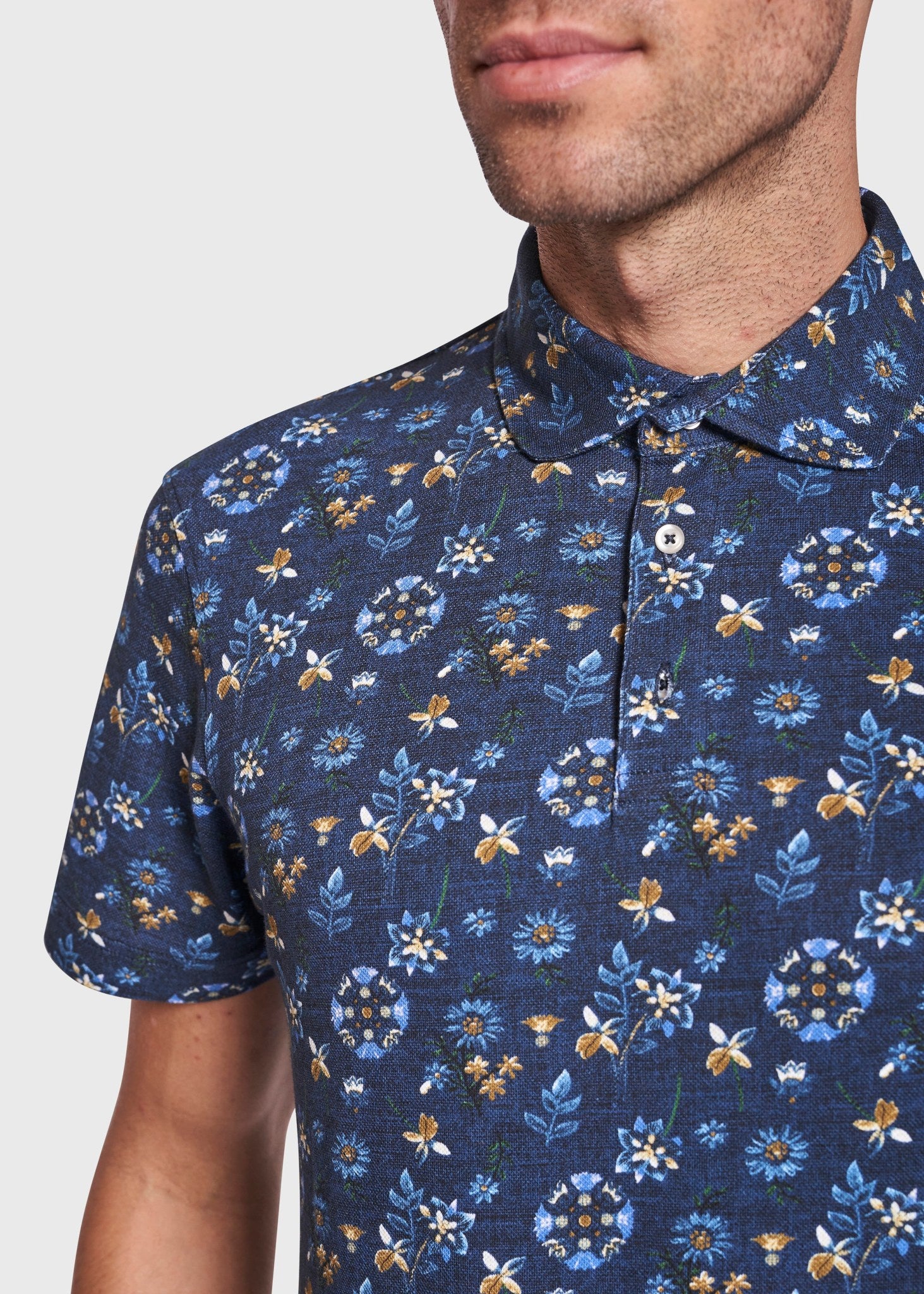 BS Chintu Regular Fit Polo - Mörkblå