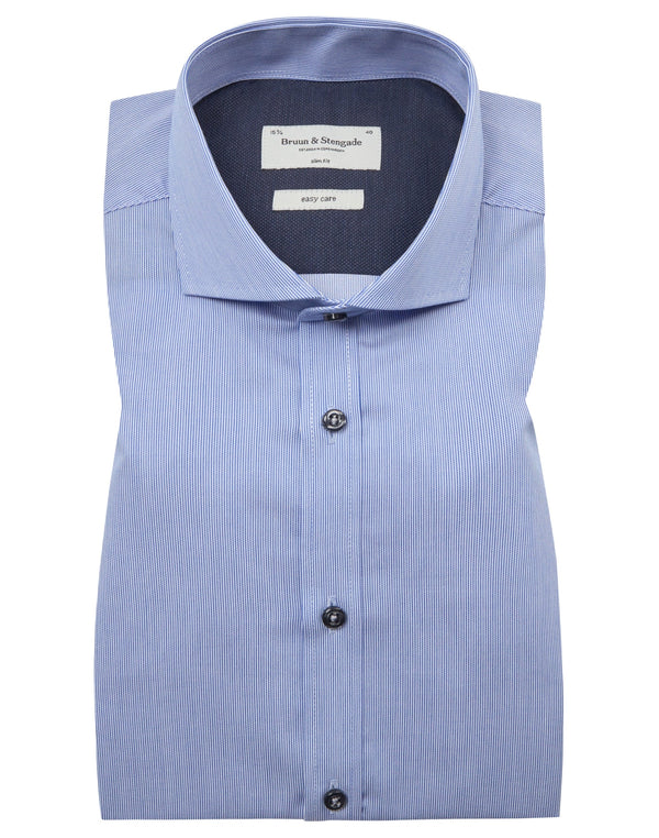 BS Ciro Slim Fit Skjorta - Blue