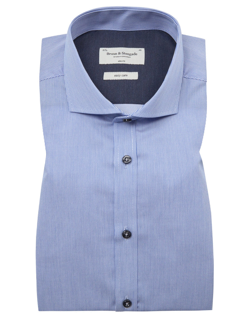 BS Ciro Slim Fit Skjorta - Blue