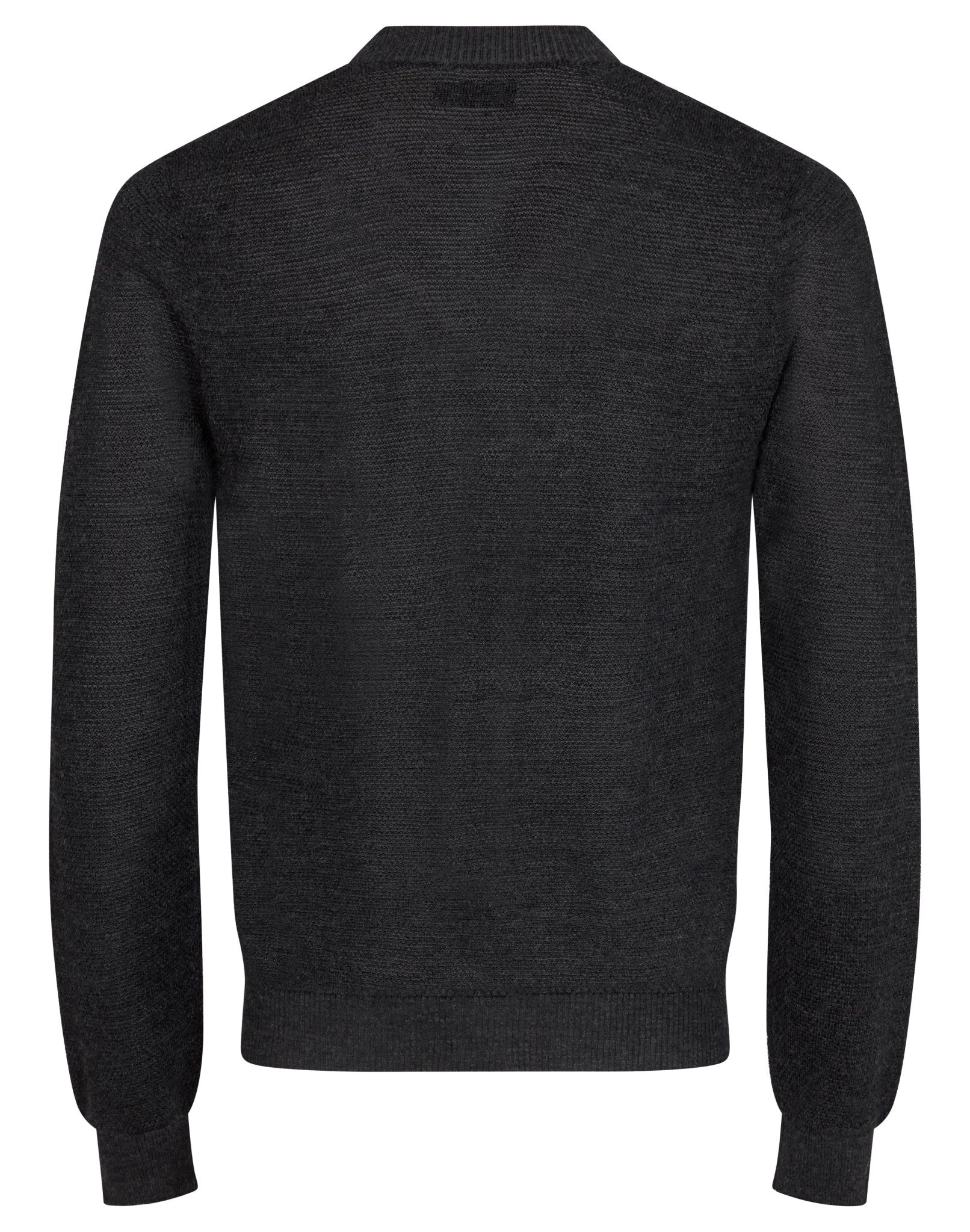 BS Dimitrov Regular Fit Stickad tröja - Charcoal