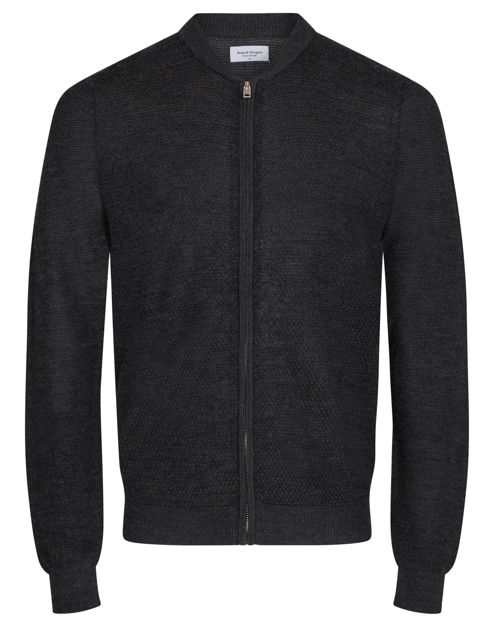BS Dimitrov Regular Fit Stickad tröja - Charcoal