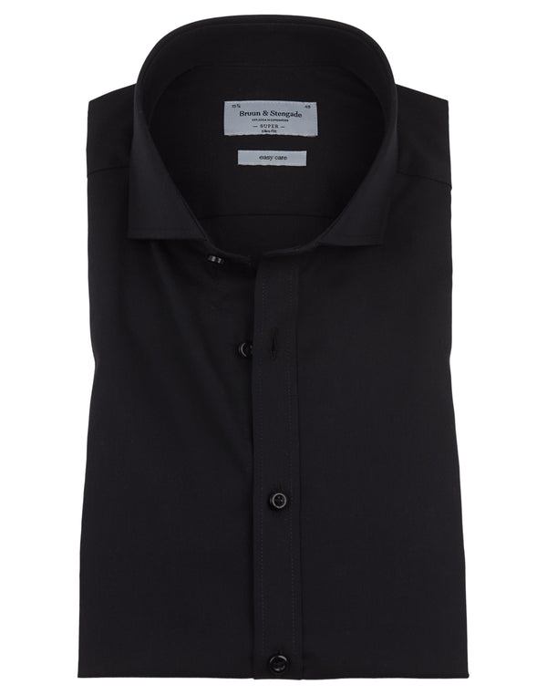 BS Donatello Super Slim Fit Skjorta - Black