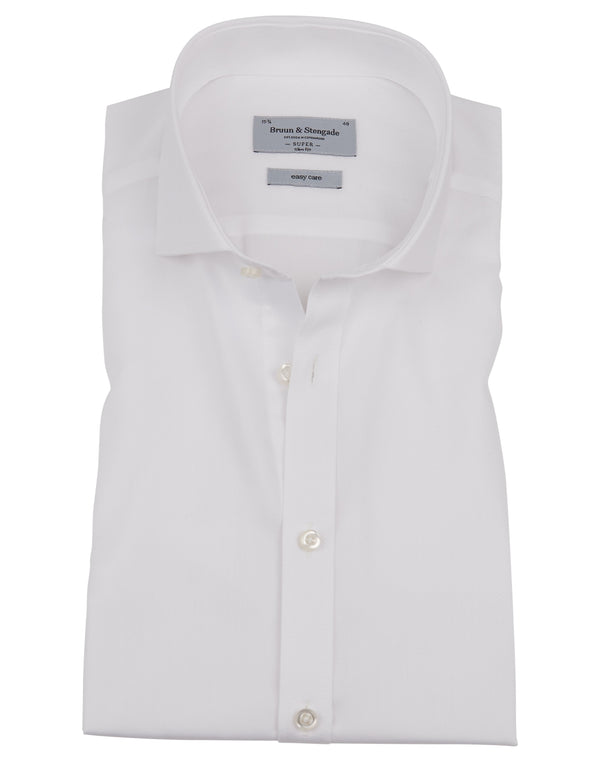 BS Donatello Super Slim Fit Skjorta - White