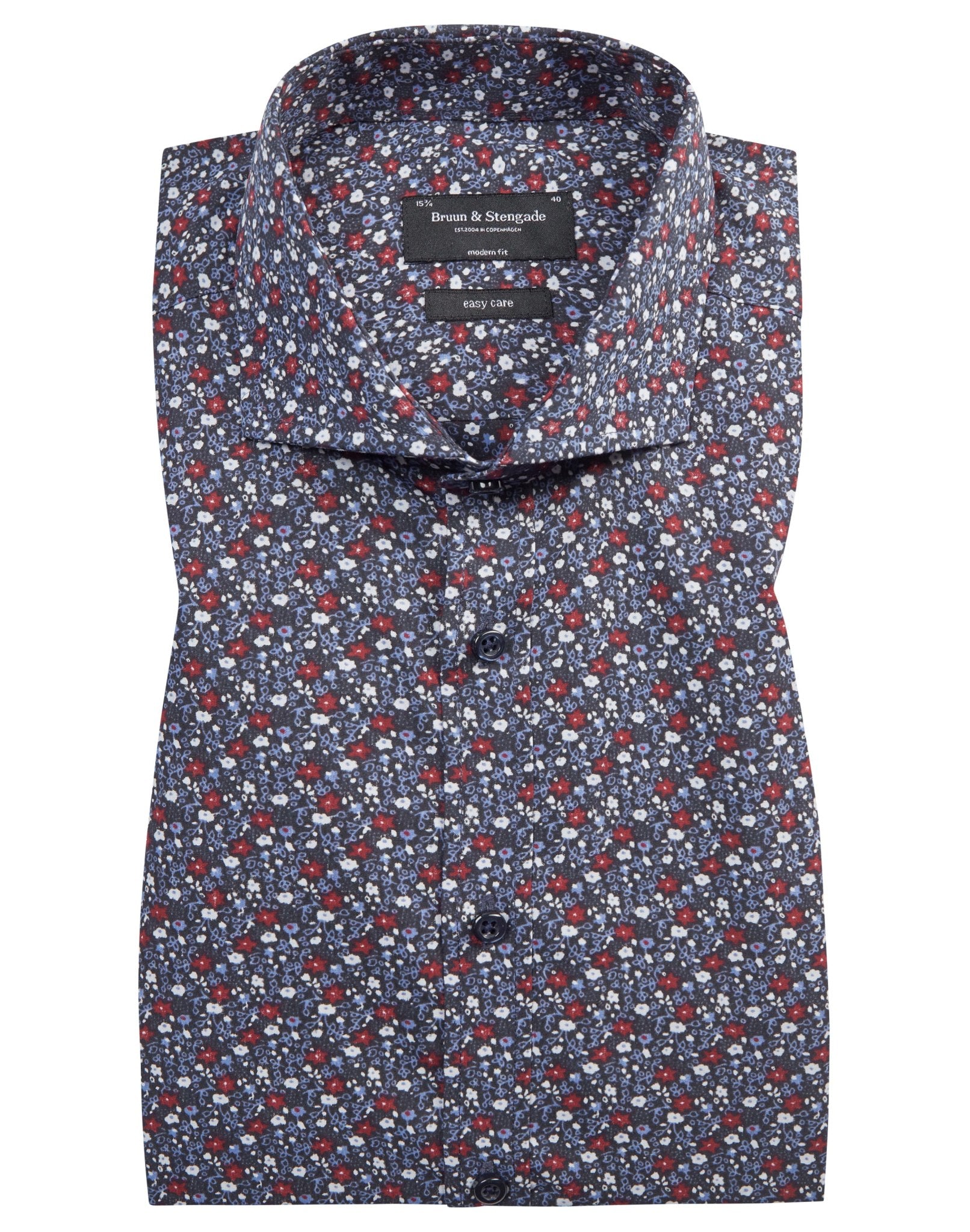 BS Dries Modern Fit Skjorta - Thunder