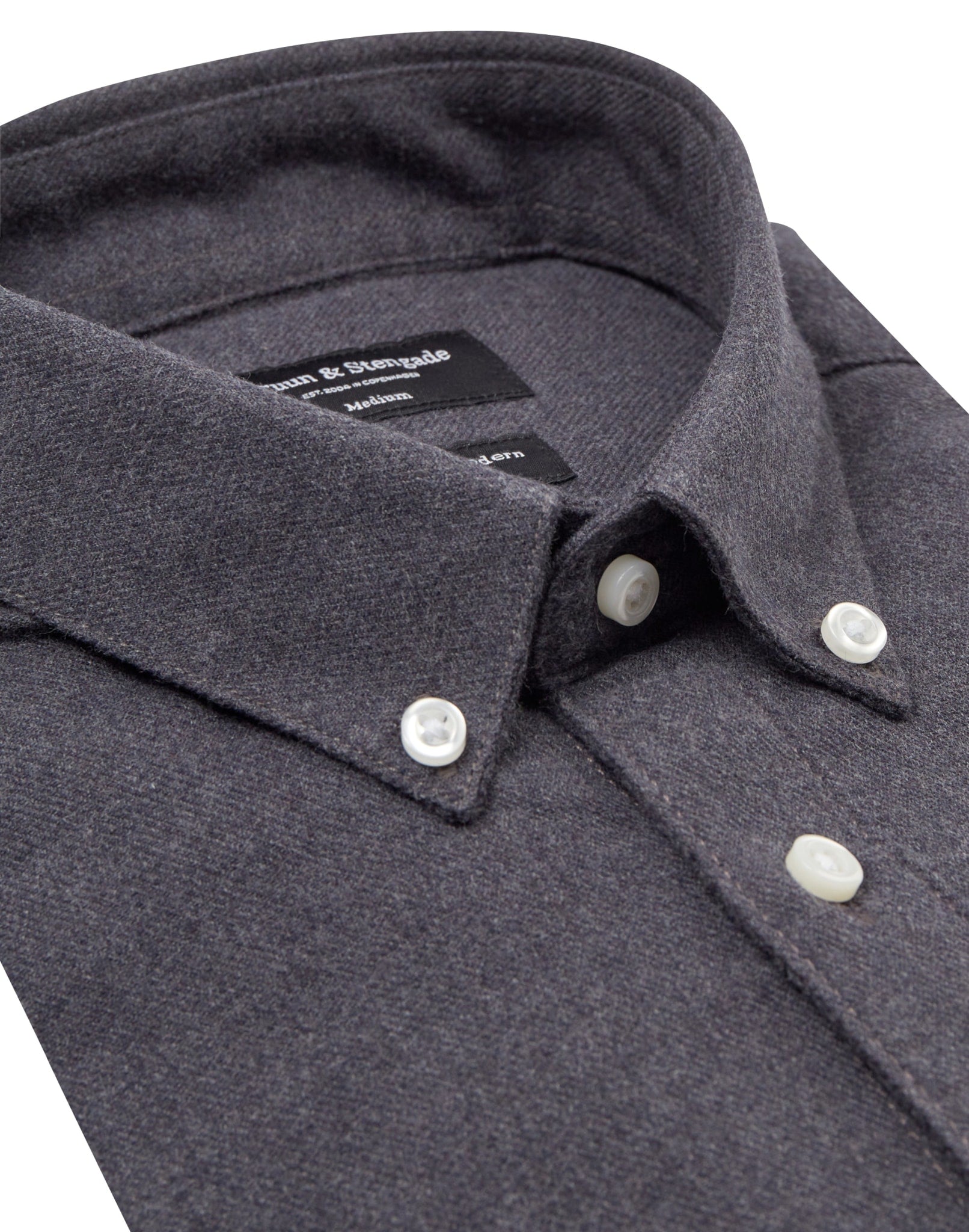 BS Ebruma Casual Modern Fit Skjorta - Dark Grey