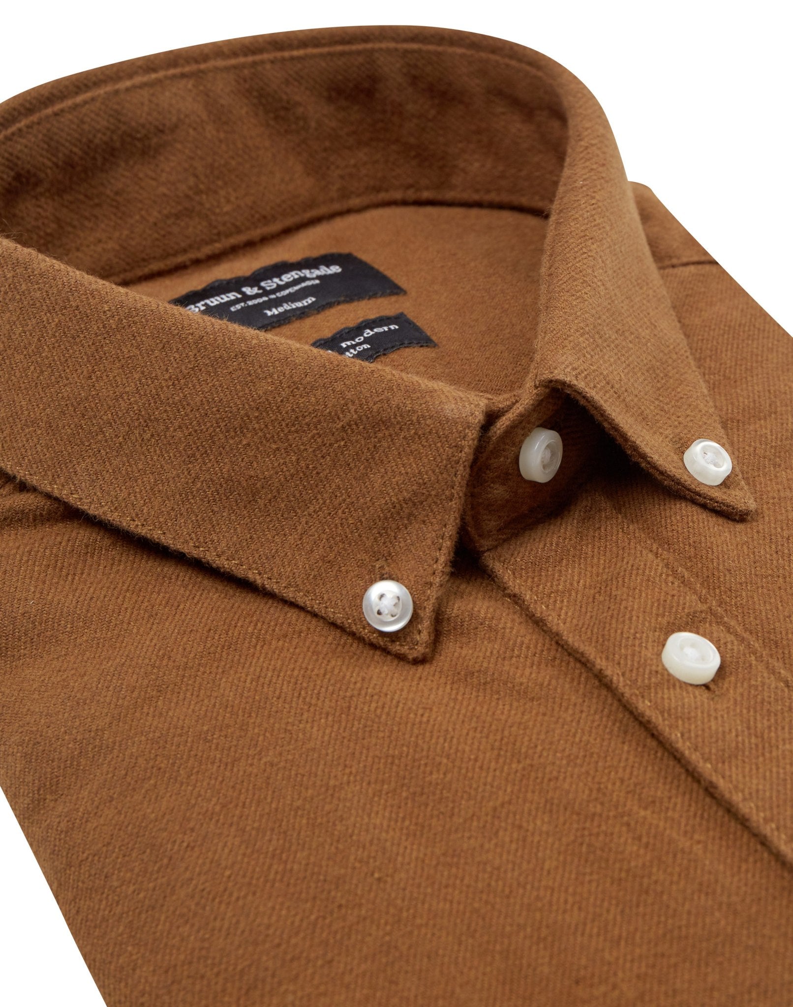 BS Ebruma Casual Modern Fit Skjorta - Ockra