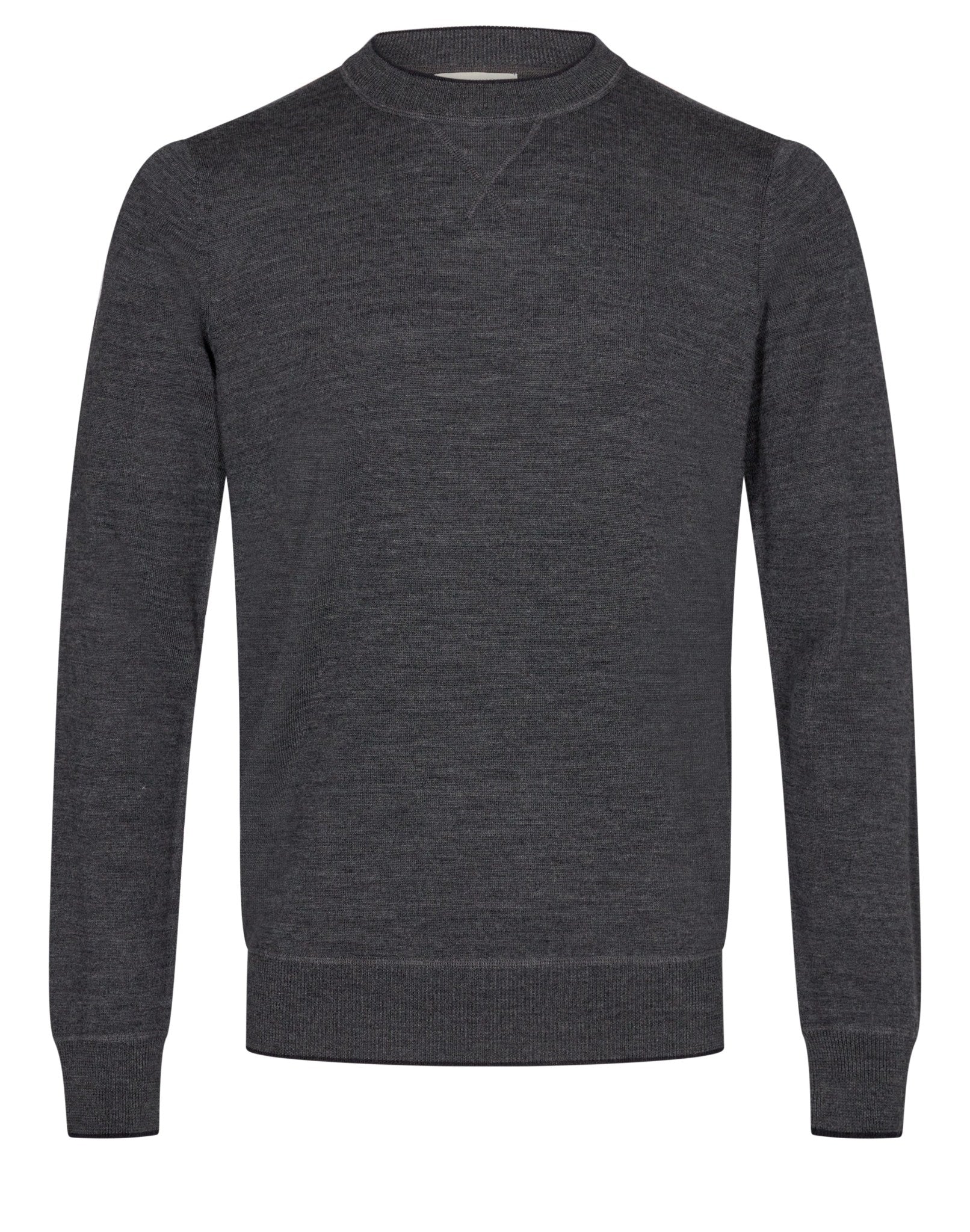 BS Federer Regular Fit Stickad Tröja - Grey