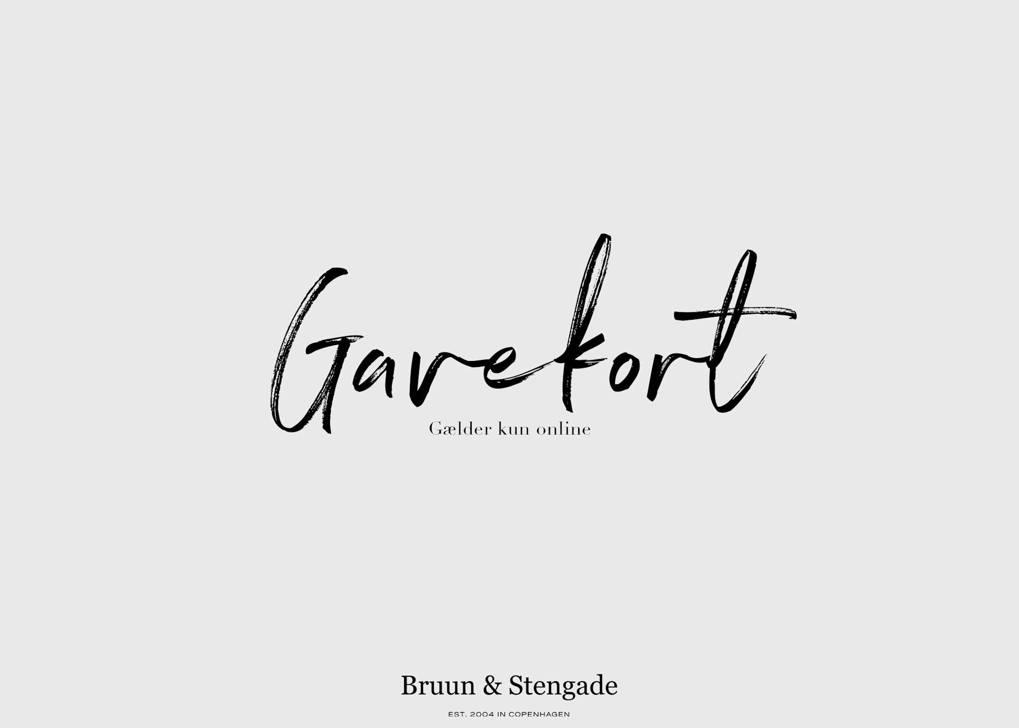 Bruun & Stengade presentkort -