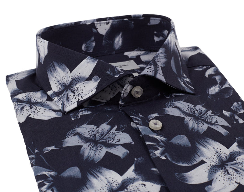 BS Giancarlo Slim Fit Skjorta - Navy