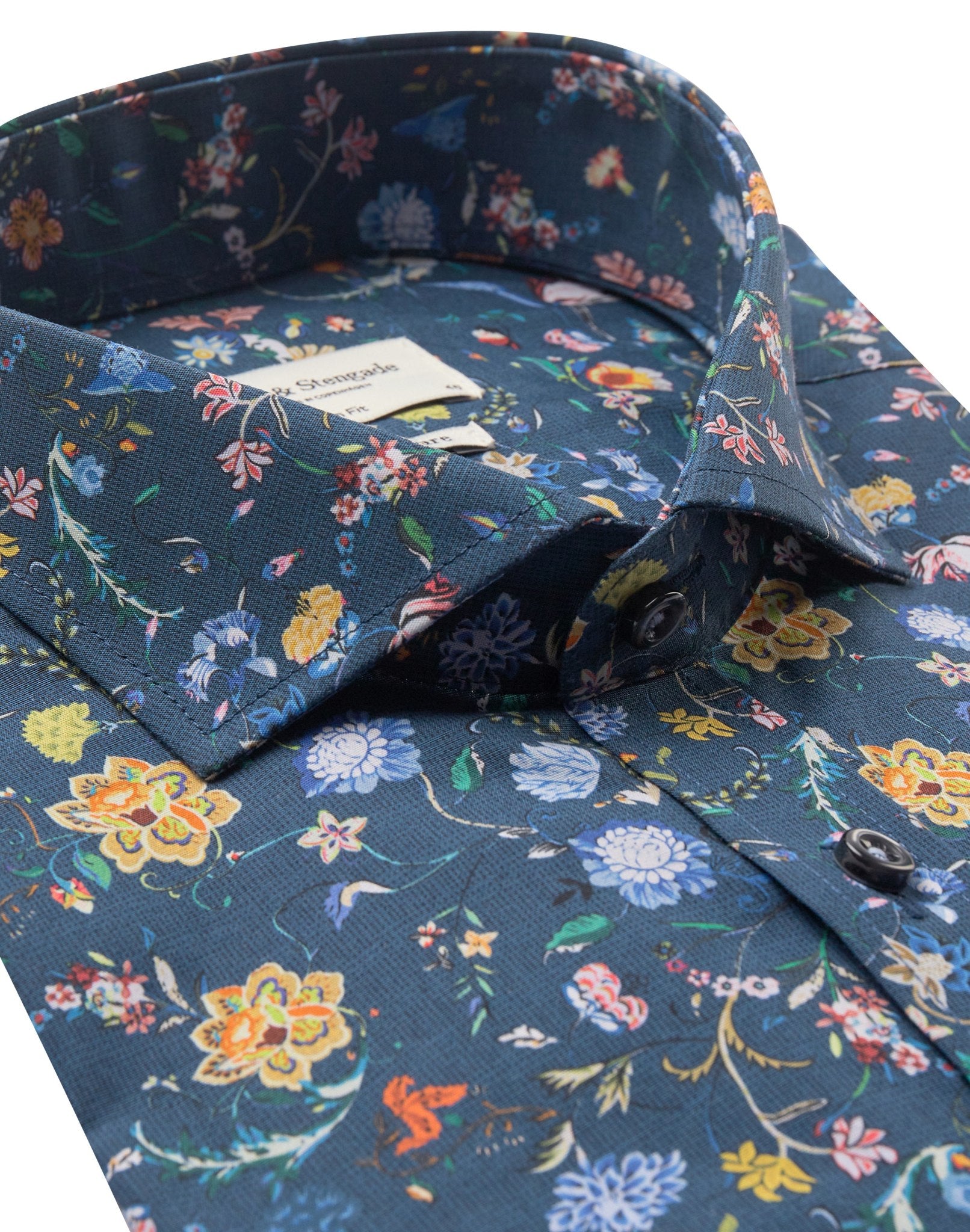 BS Gullit Slim Fit Skjorta - Dark Blue