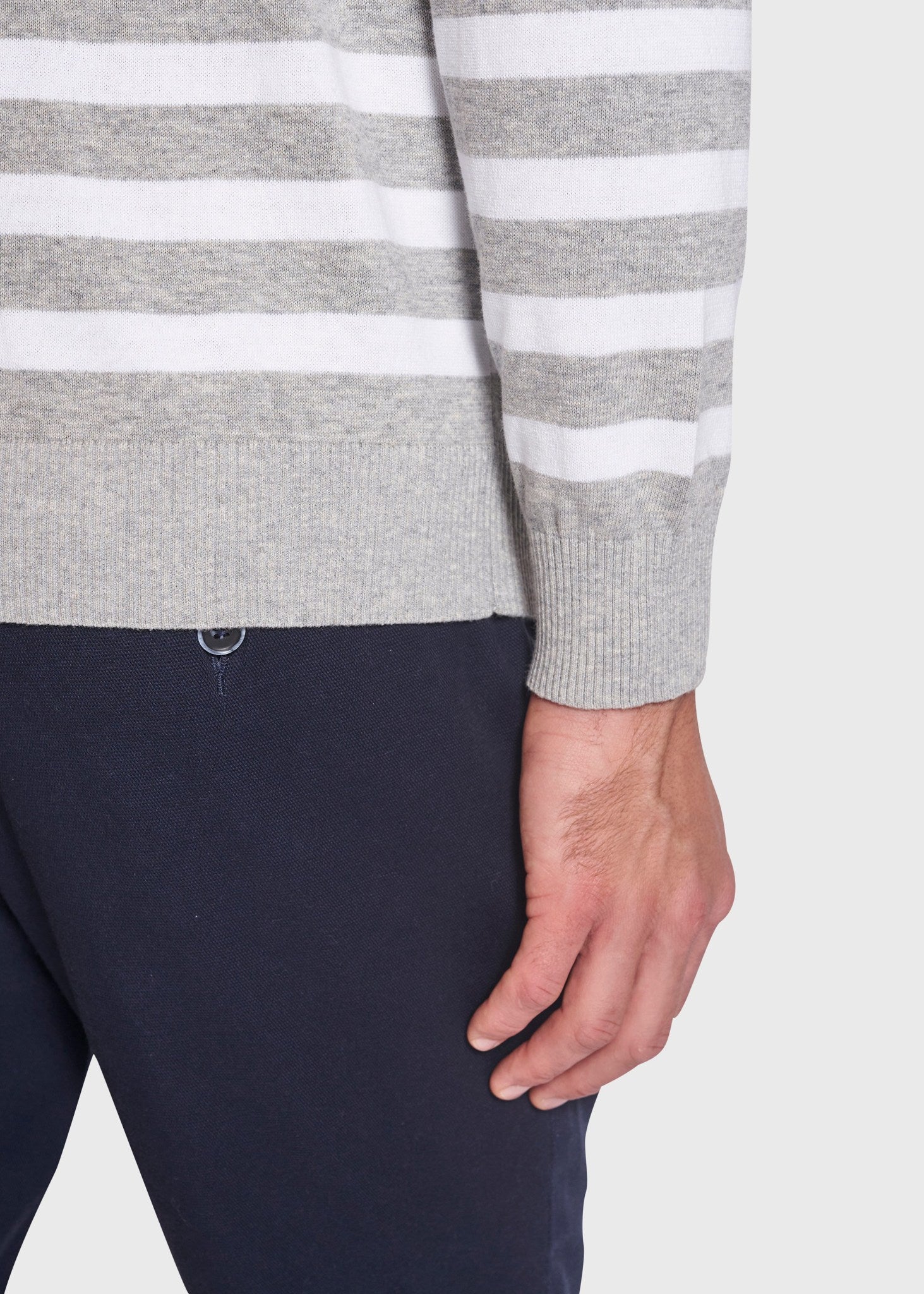 BS Gungadin Regular Fit Stickad tröja - Grey