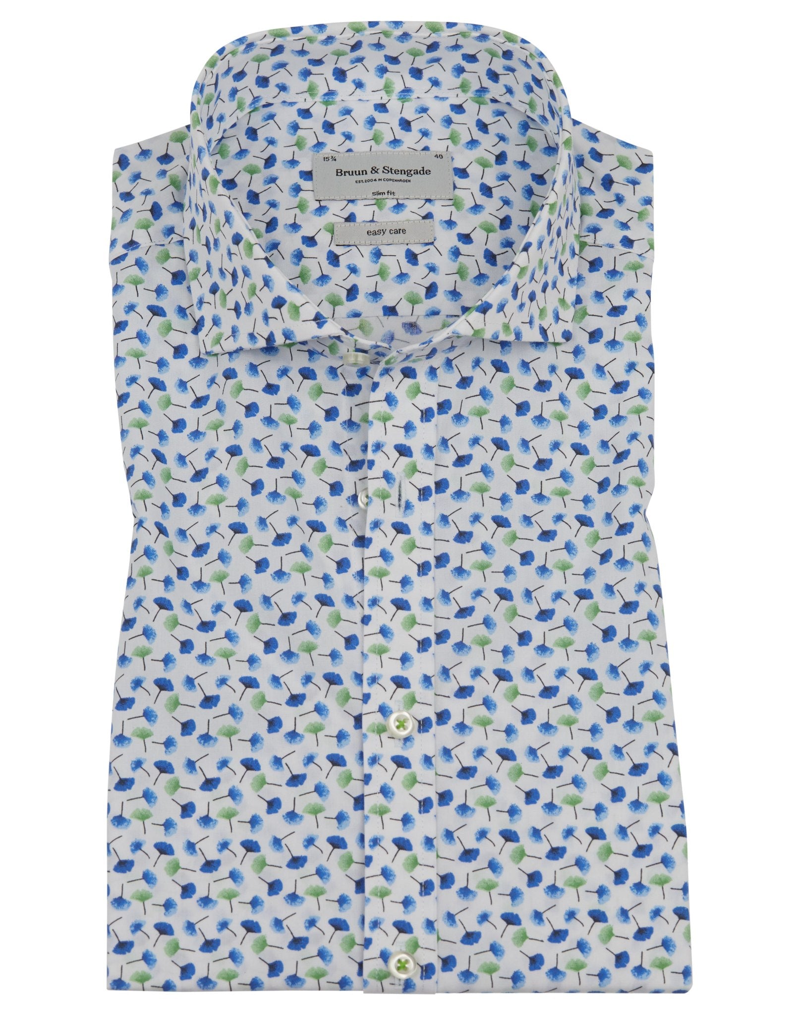 BS Gustavo Slim Fit Skjorta - White