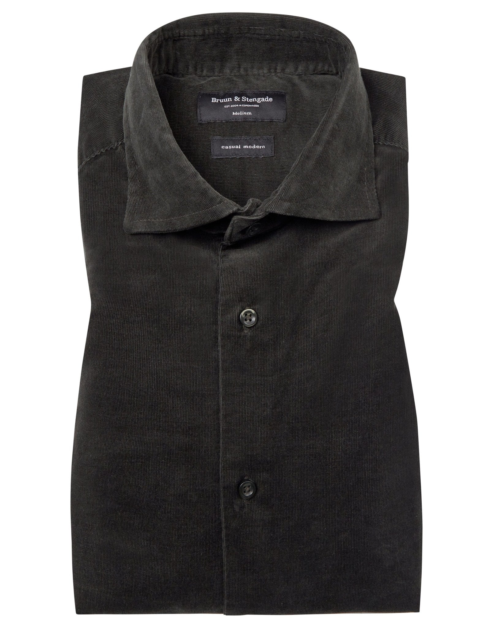 BS Jallow Casual Modern Fit Skjorta - Grön