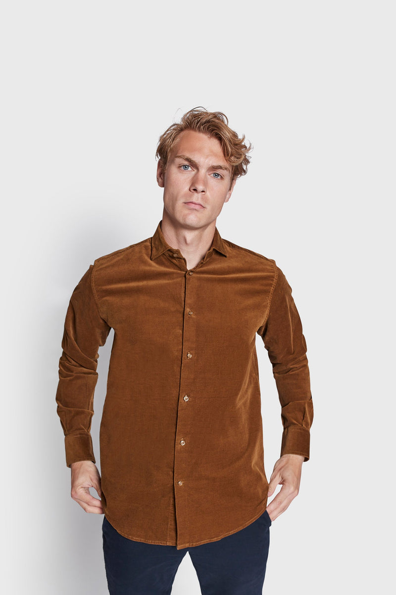 BS Jallow Casual Modern Fit Skjorta - Ochre