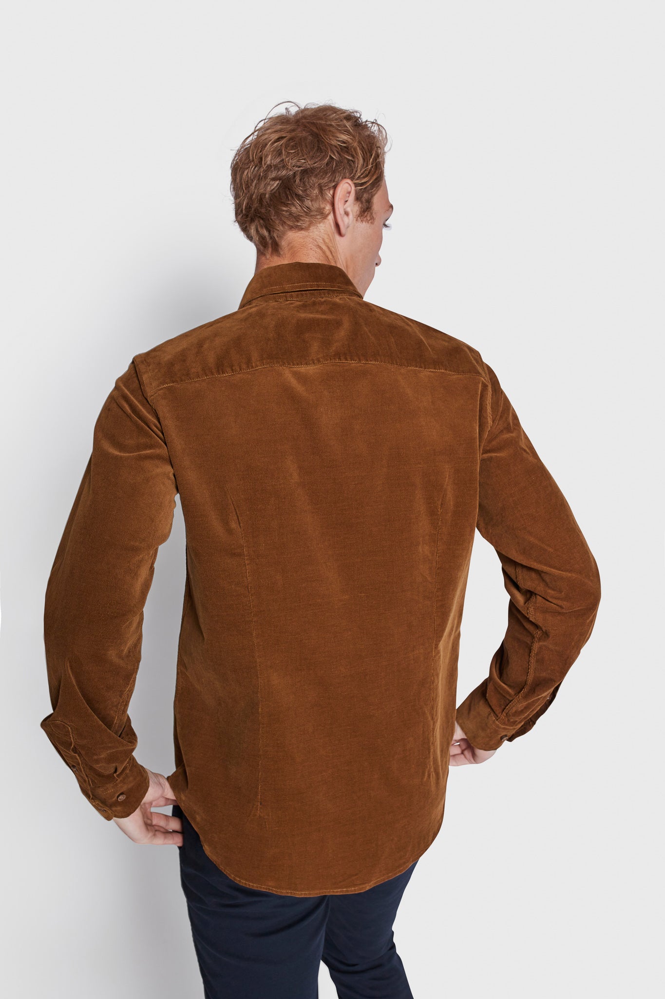 BS Jallow Casual Modern Fit Skjorta - Ockra