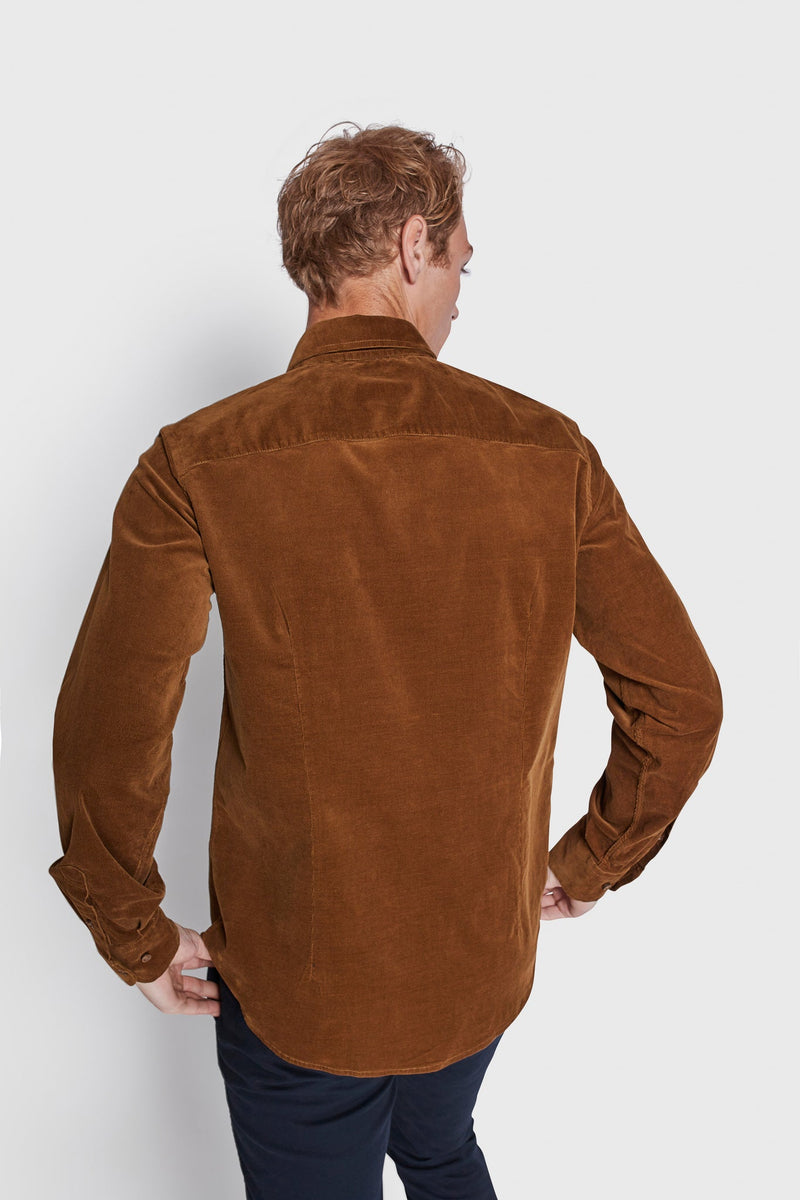 BS Jallow Casual Modern Fit Skjorta - Ochre
