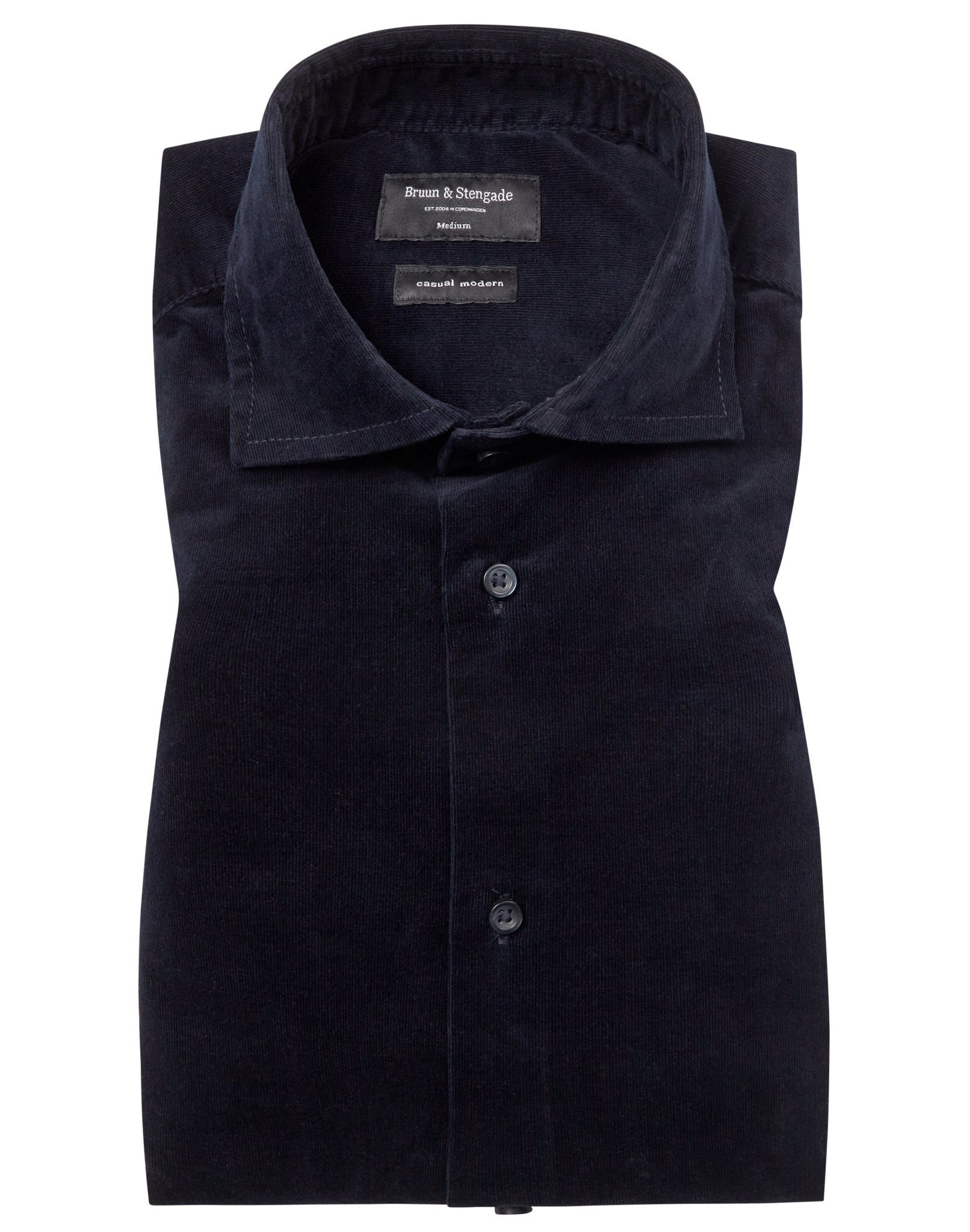 BS Jallow Casual Modern Fit Skjorta - Marinblå