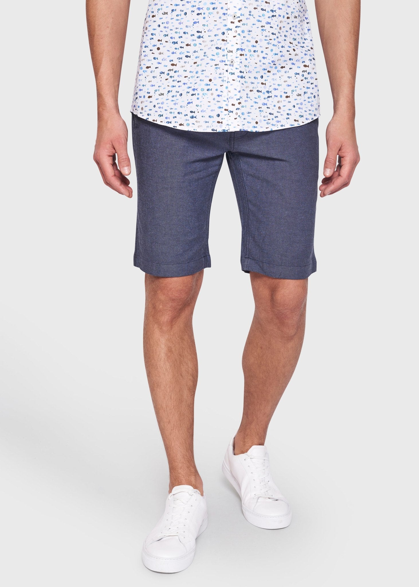 BS James Slim Fit Shorts - Blå