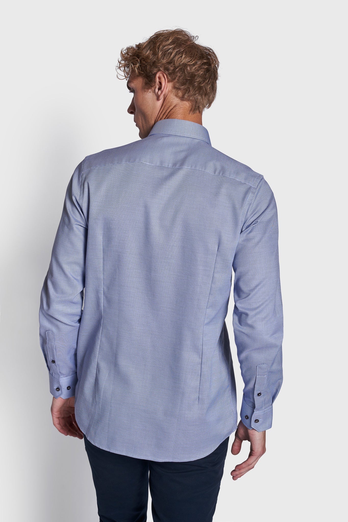 BS Jazo Modern Fit Skjorta - Blå