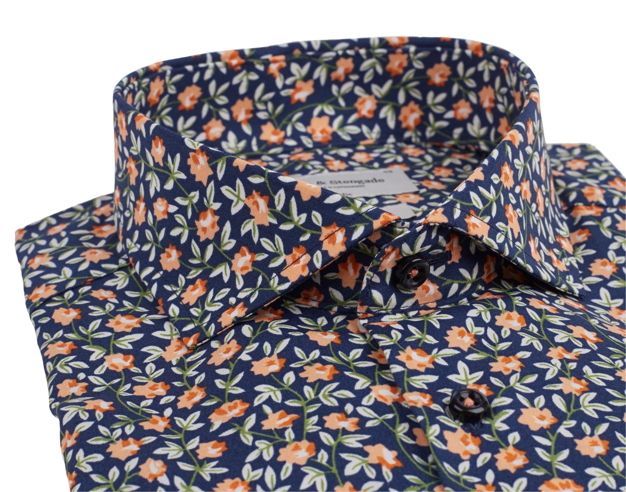 BS Jesse Slim Fit Skjorta - Dark Blue