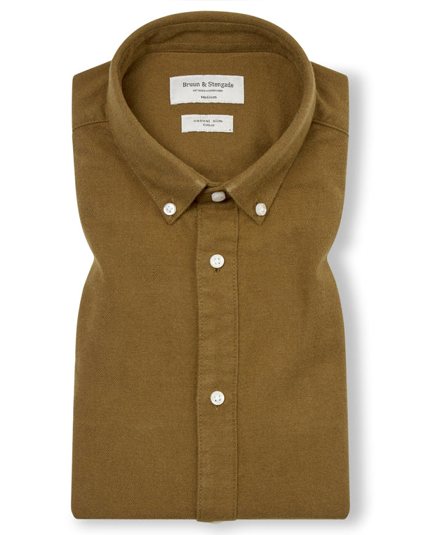 BS Jobe Casual Slim Fit Skjorta - Ochre
