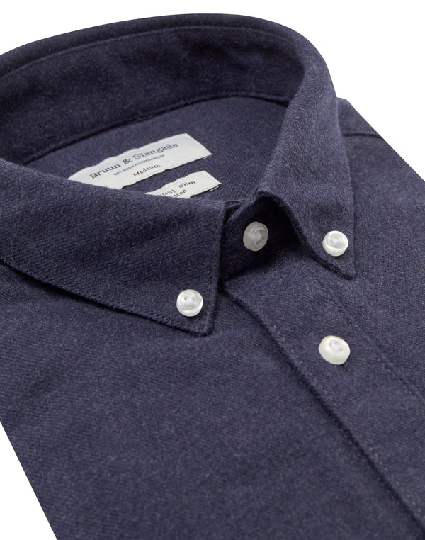 BS Jobe Casual Slim Fit Skjorta - Thunder