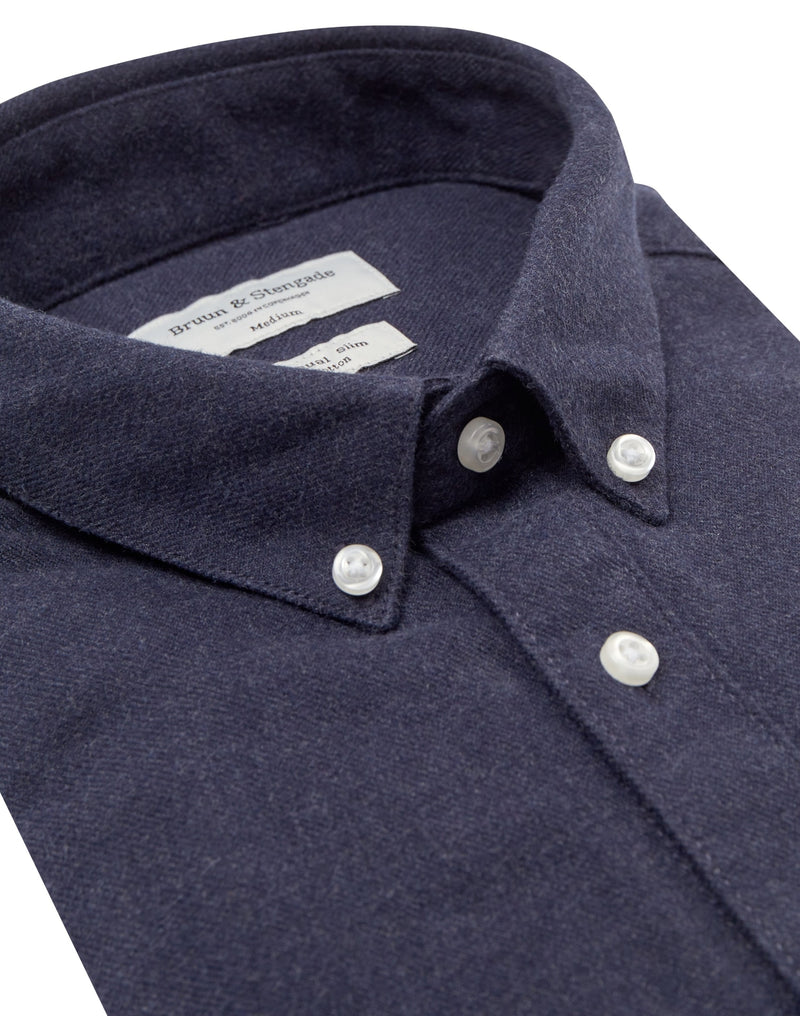 BS Jobe Casual Slim Fit Skjorta - Thunder